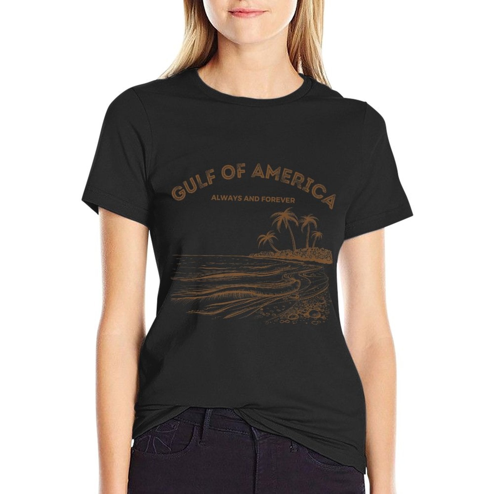 Gulf of USA America Retro Throwback Design Premium Affordable Price T-Shirt