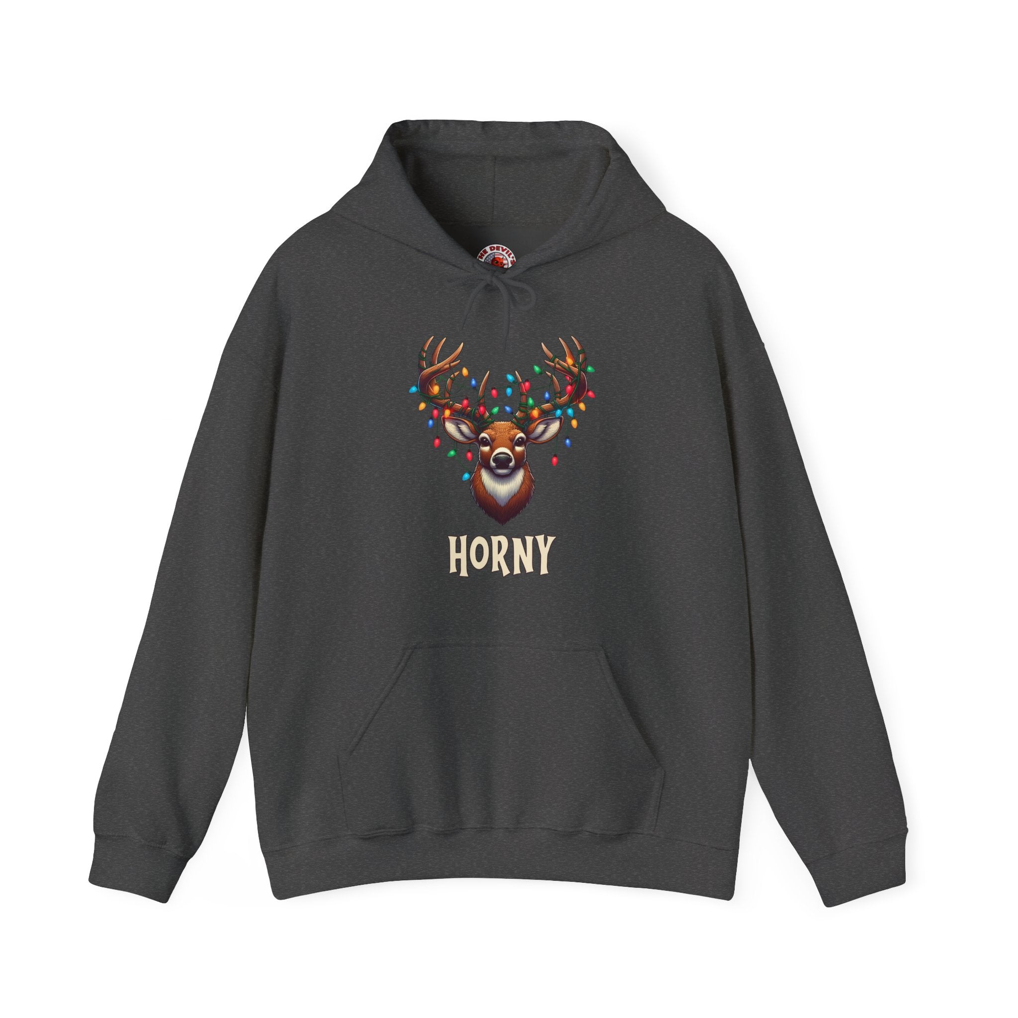 Horny Reindeer Hooded Sweatshirt