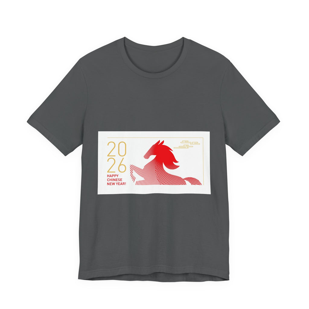 2026 Year of the Horse Unisex Tee - Celebrate Lunar New Year in Style