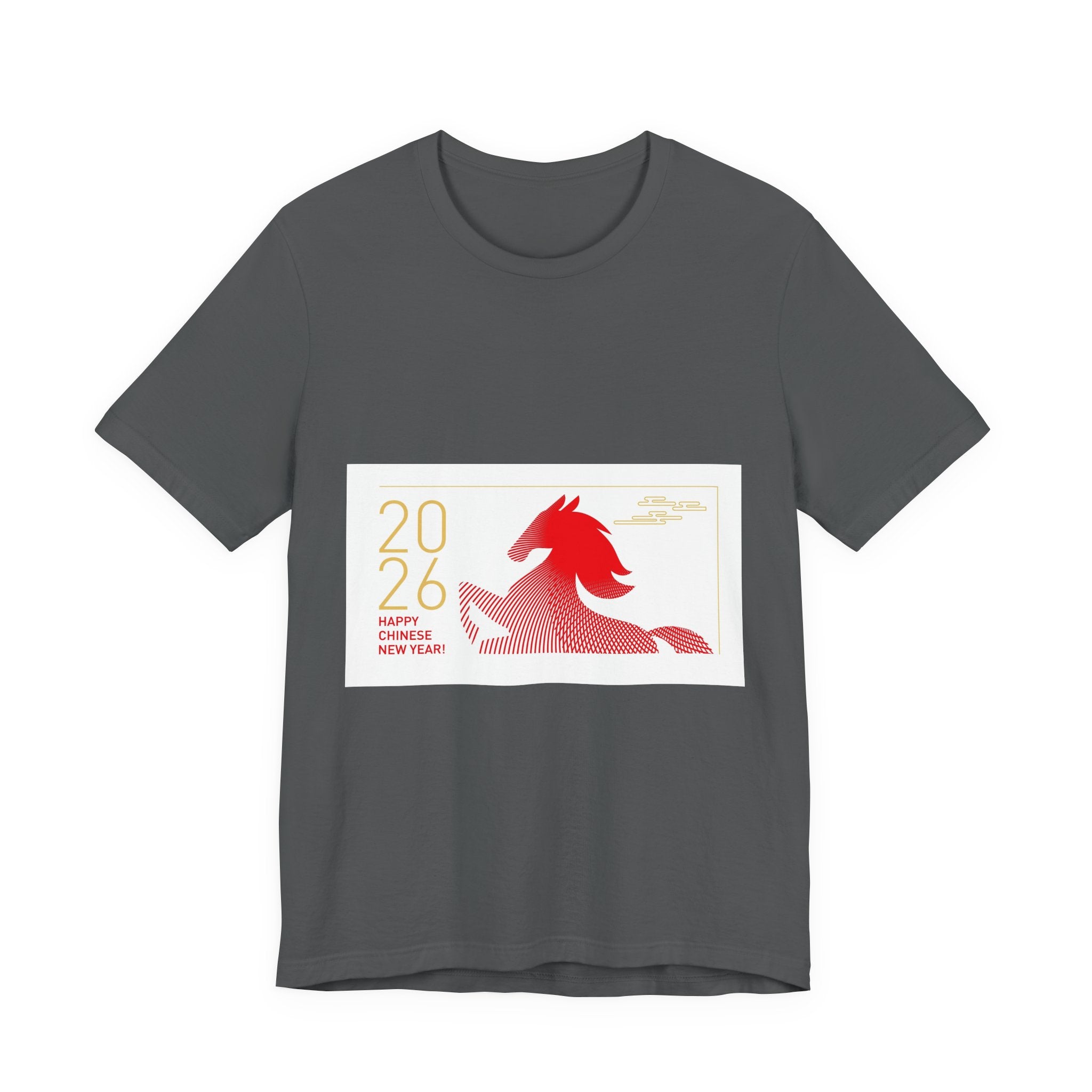 2026 Year of the Horse Unisex Tee - Celebrate Lunar New Year in Style