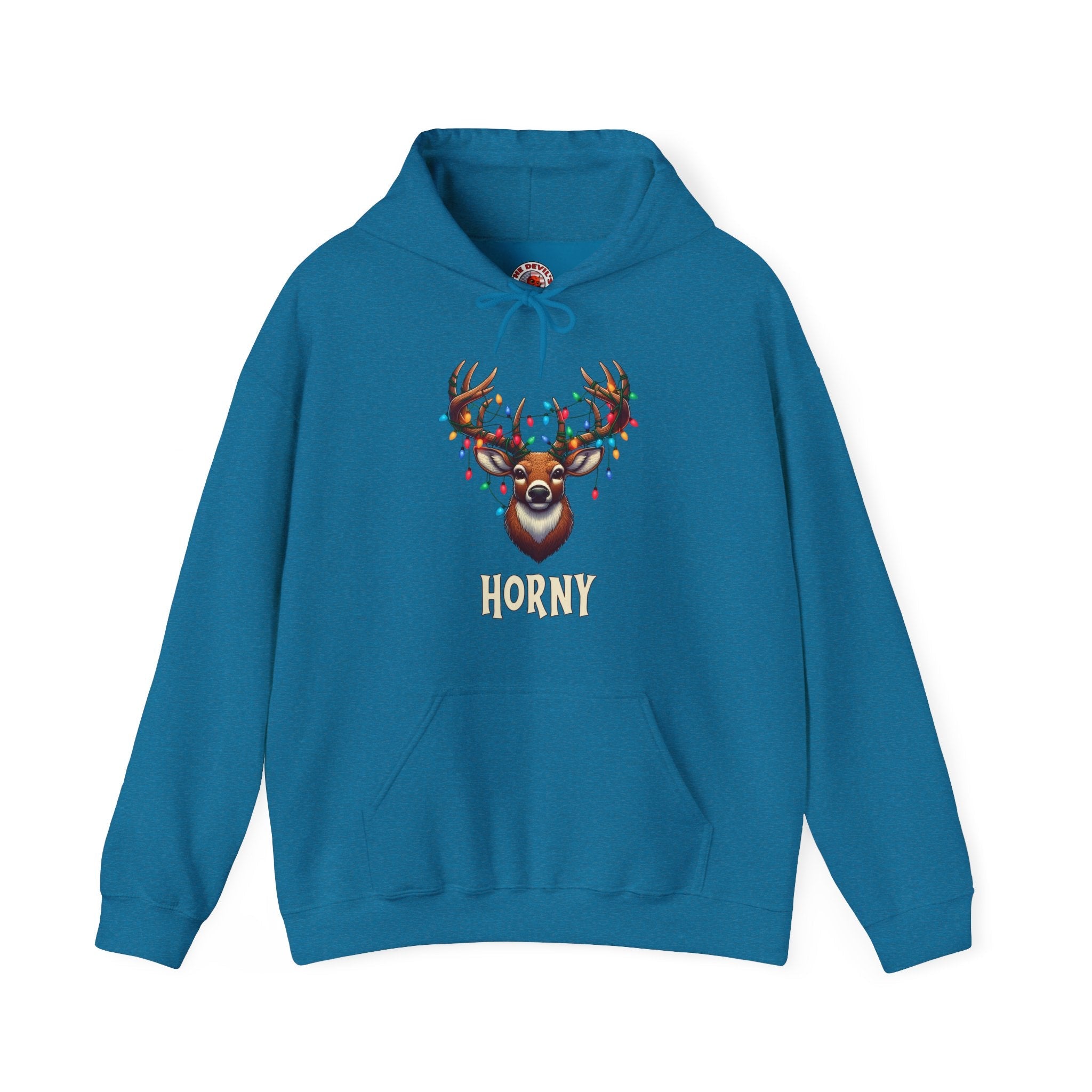 Horny Reindeer Hooded Sweatshirt