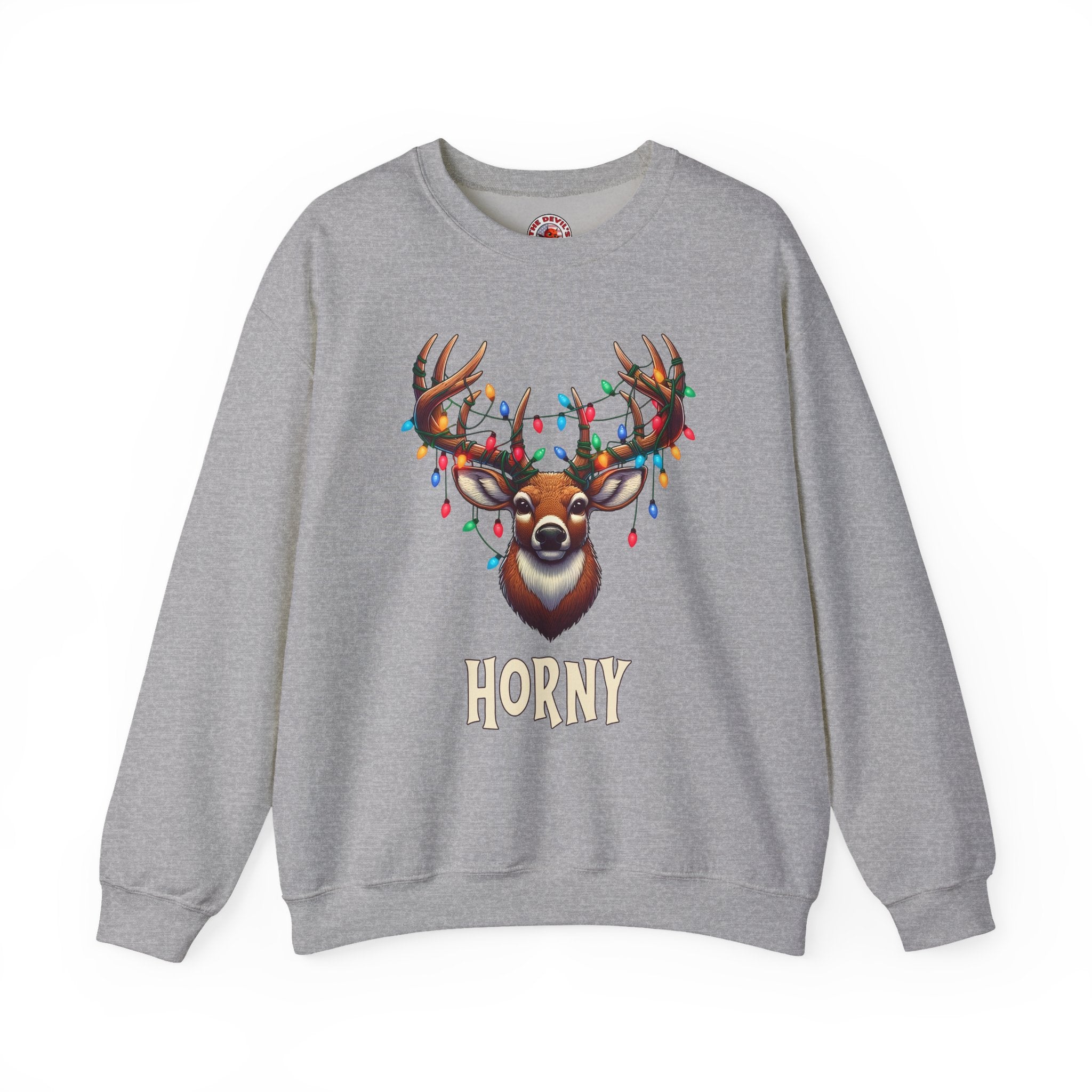 Horny Reindeer Crewneck Sweatshirt