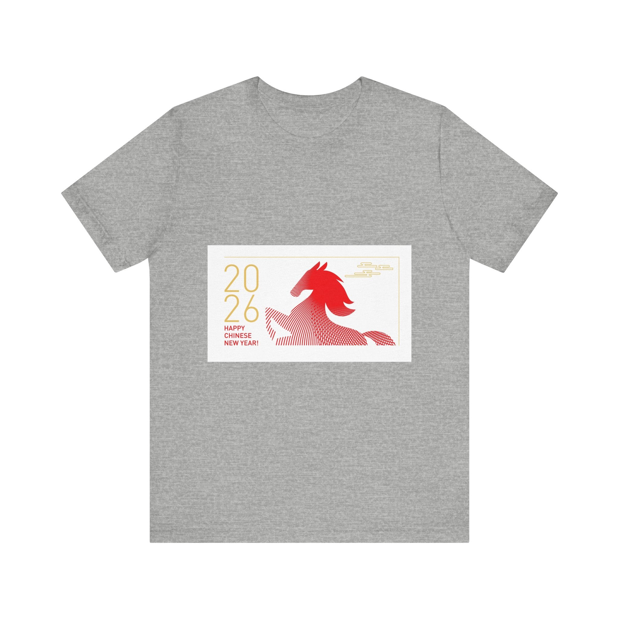 2026 Year of the Horse Unisex Tee - Celebrate Lunar New Year in Style