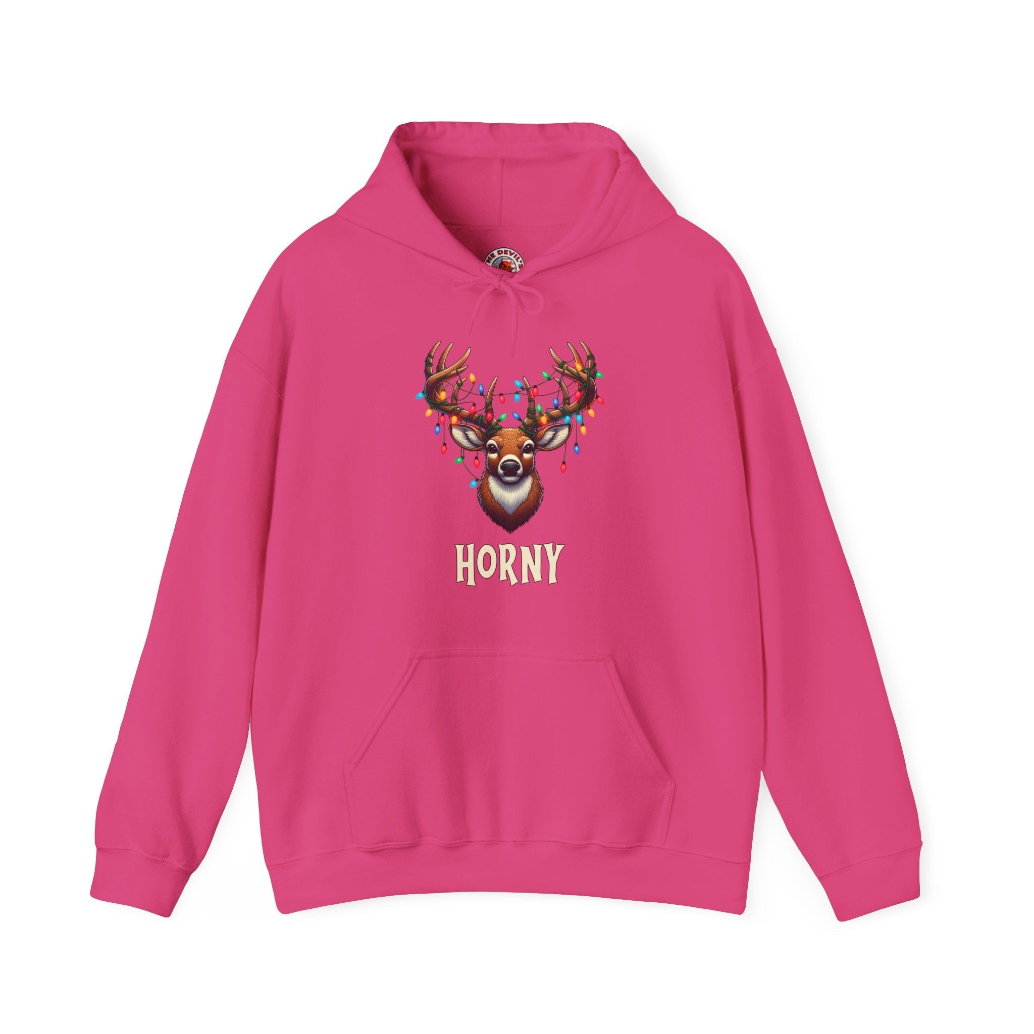 Horny Reindeer Hooded Sweatshirt