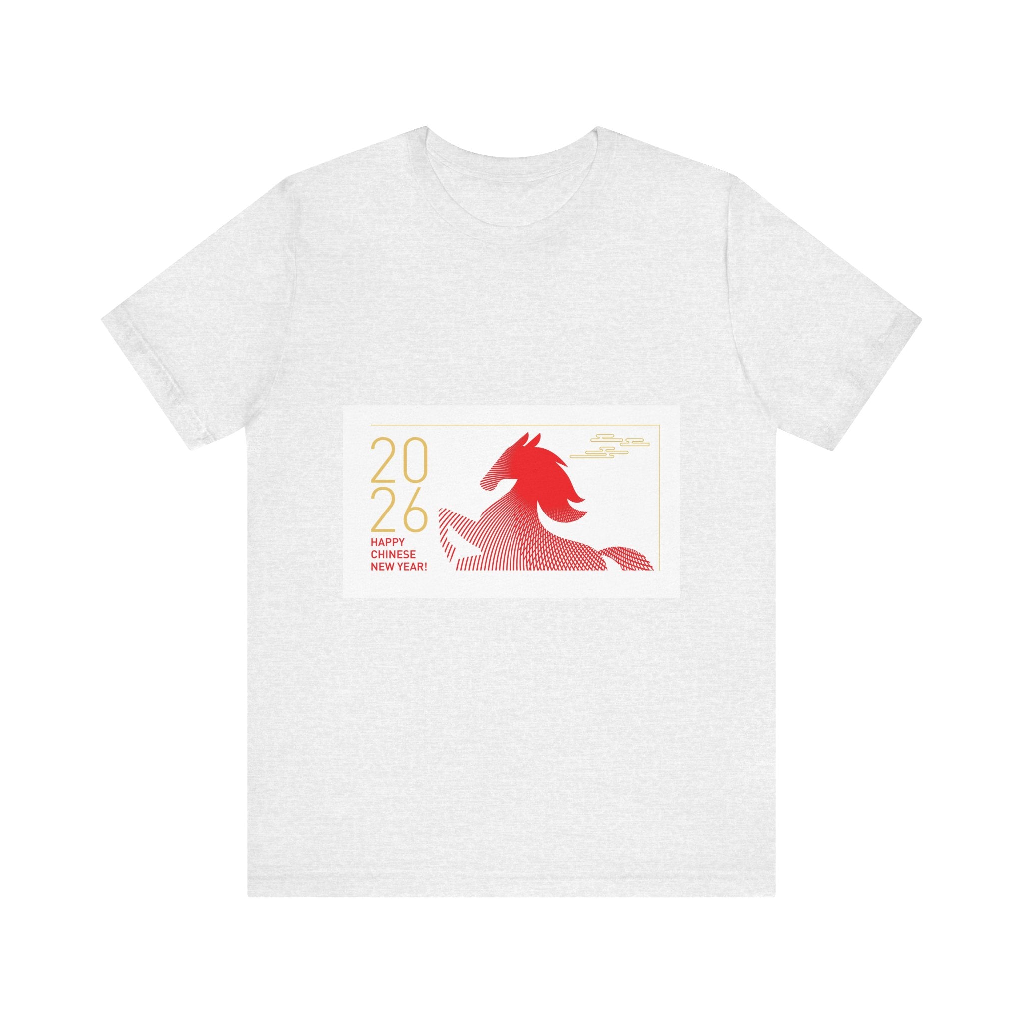 2026 Year of the Horse Unisex Tee - Celebrate Lunar New Year in Style