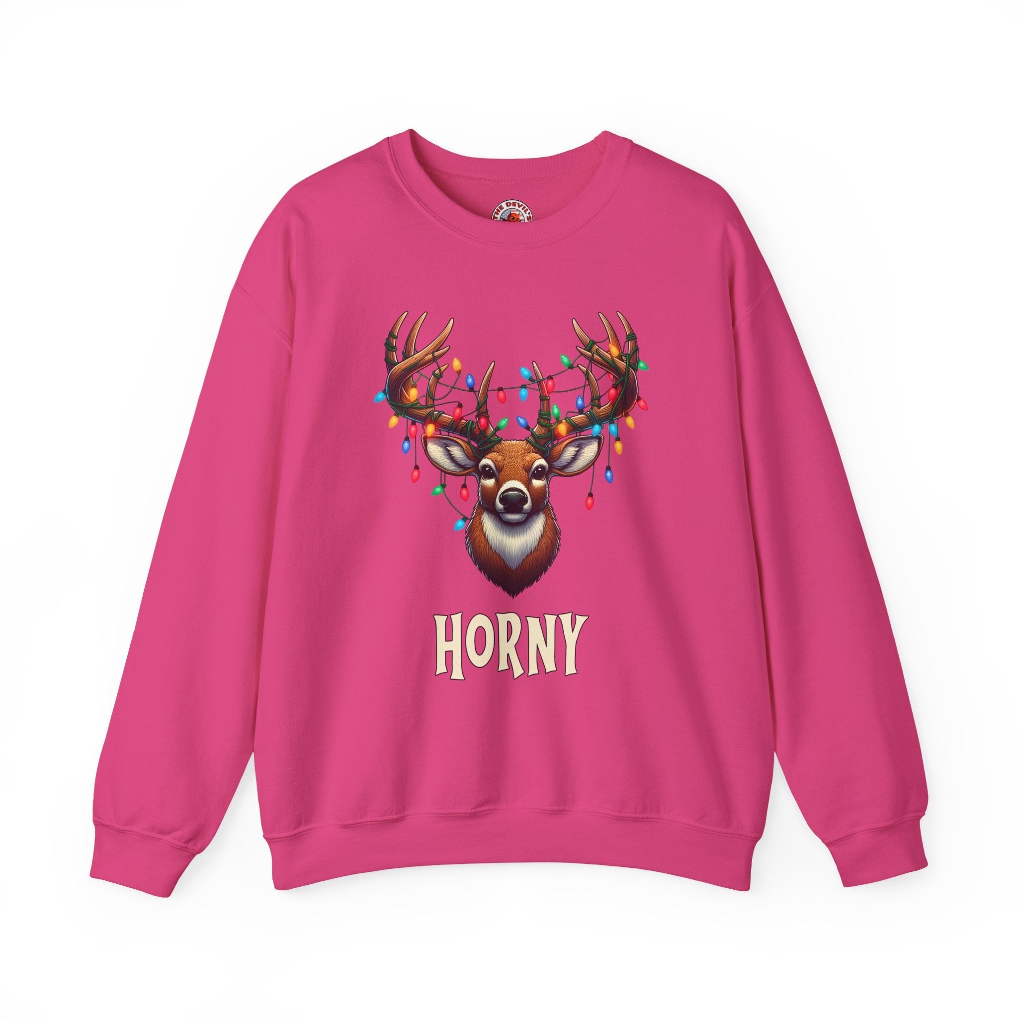 Horny Reindeer Crewneck Sweatshirt