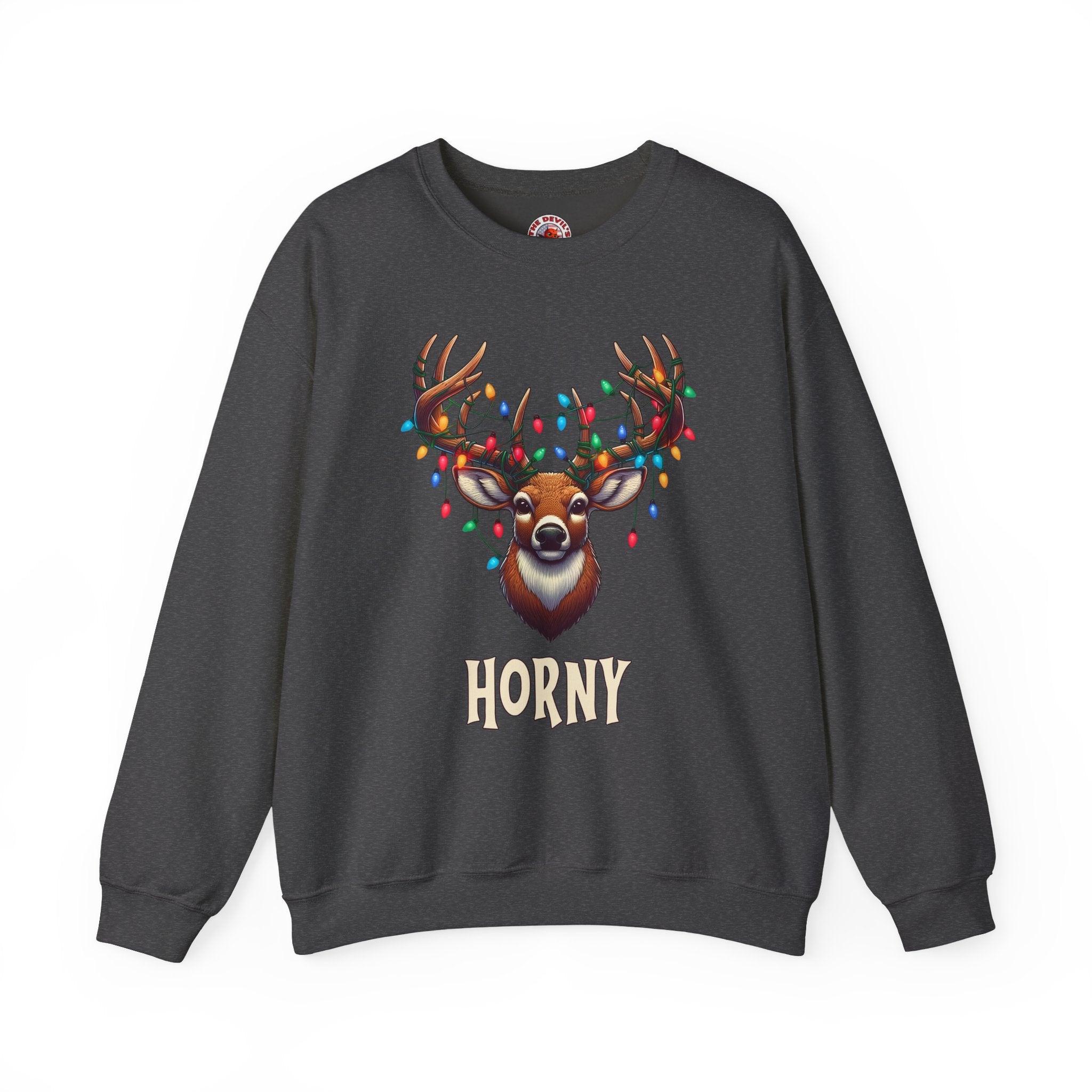 Horny Reindeer Crewneck Sweatshirt