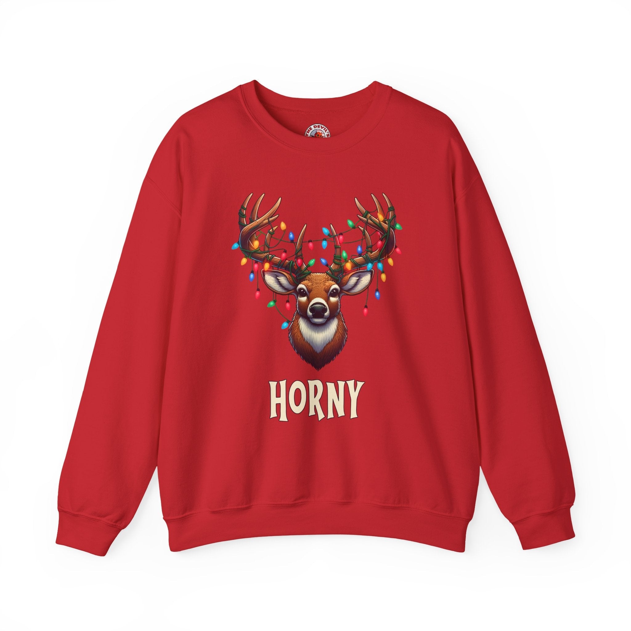 Horny Reindeer Crewneck Sweatshirt