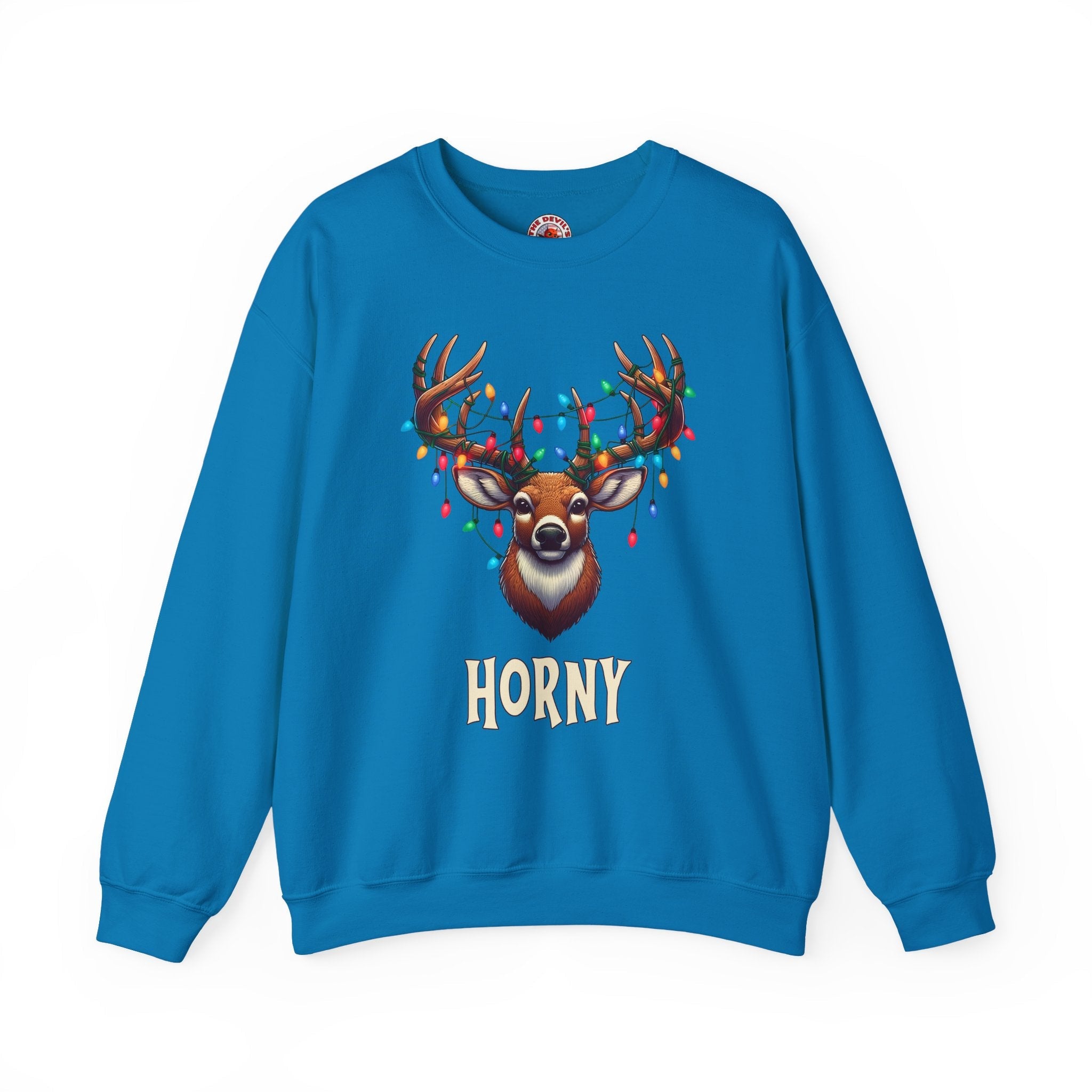Horny Reindeer Crewneck Sweatshirt