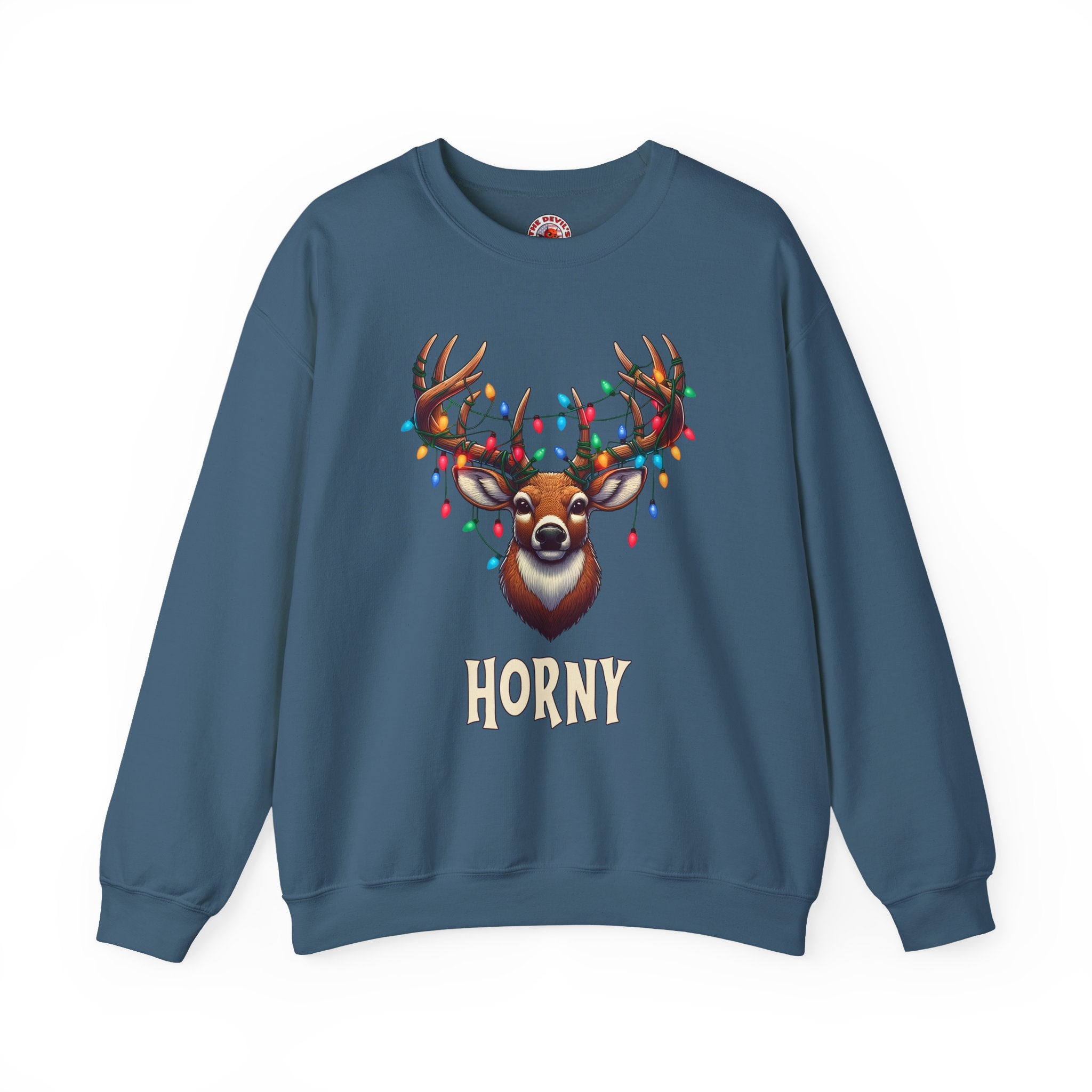 Horny Reindeer Crewneck Sweatshirt