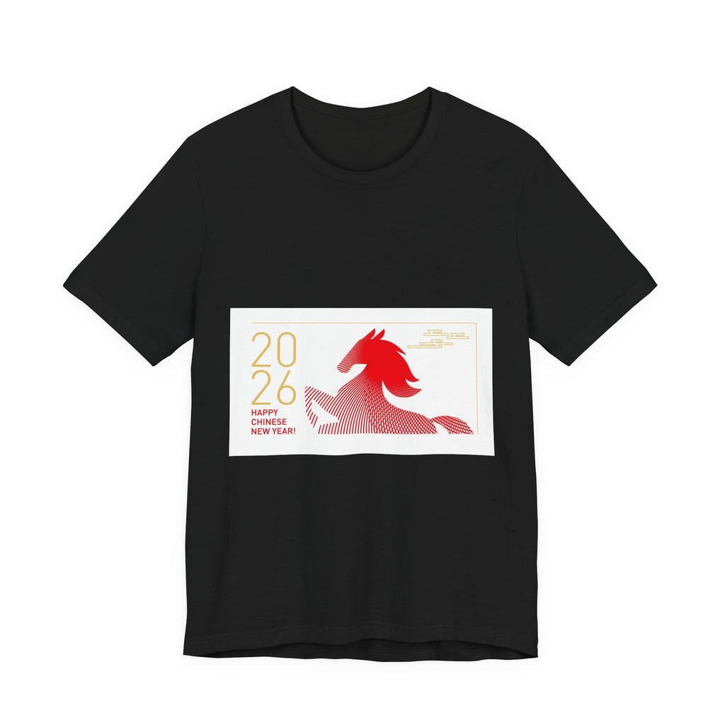 2026 Year of the Horse Unisex Tee - Celebrate Lunar New Year in Style