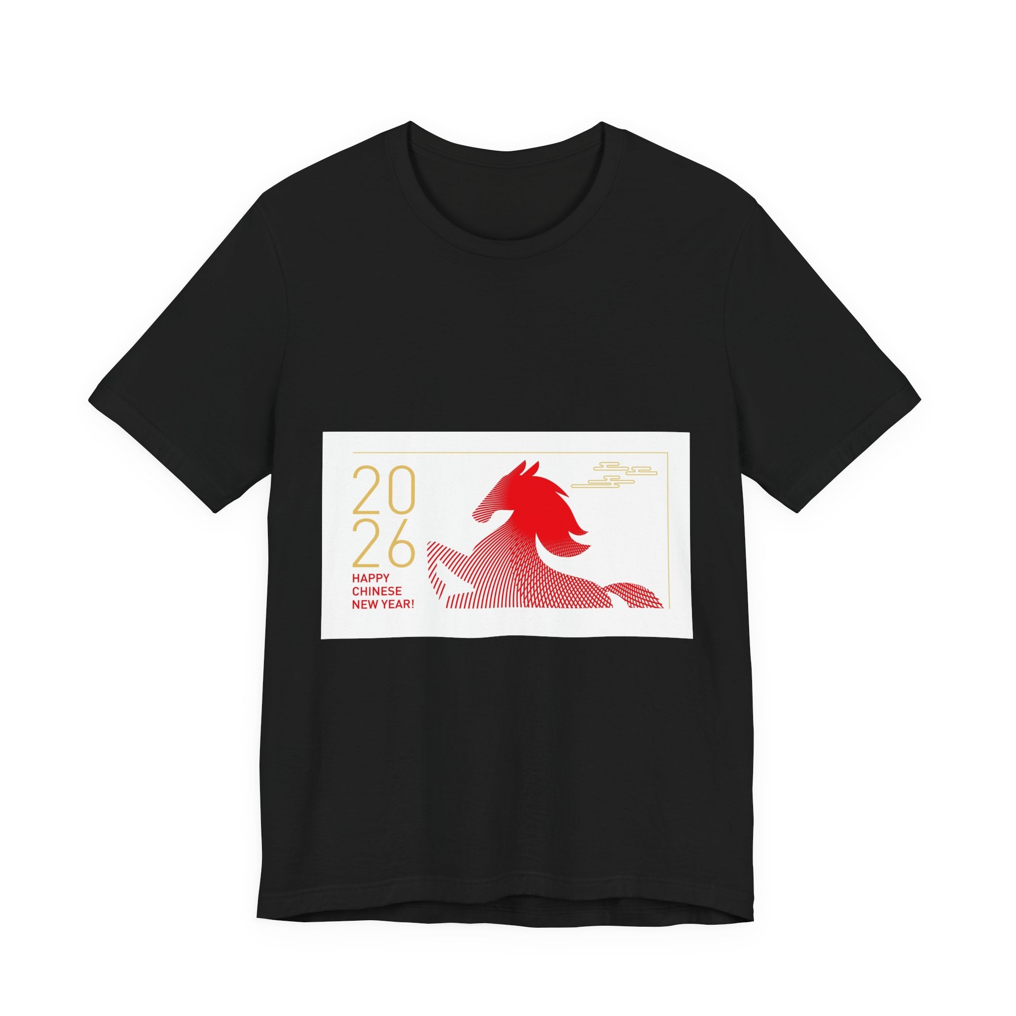 2026 Year of the Horse Unisex Tee - Celebrate Lunar New Year in Style