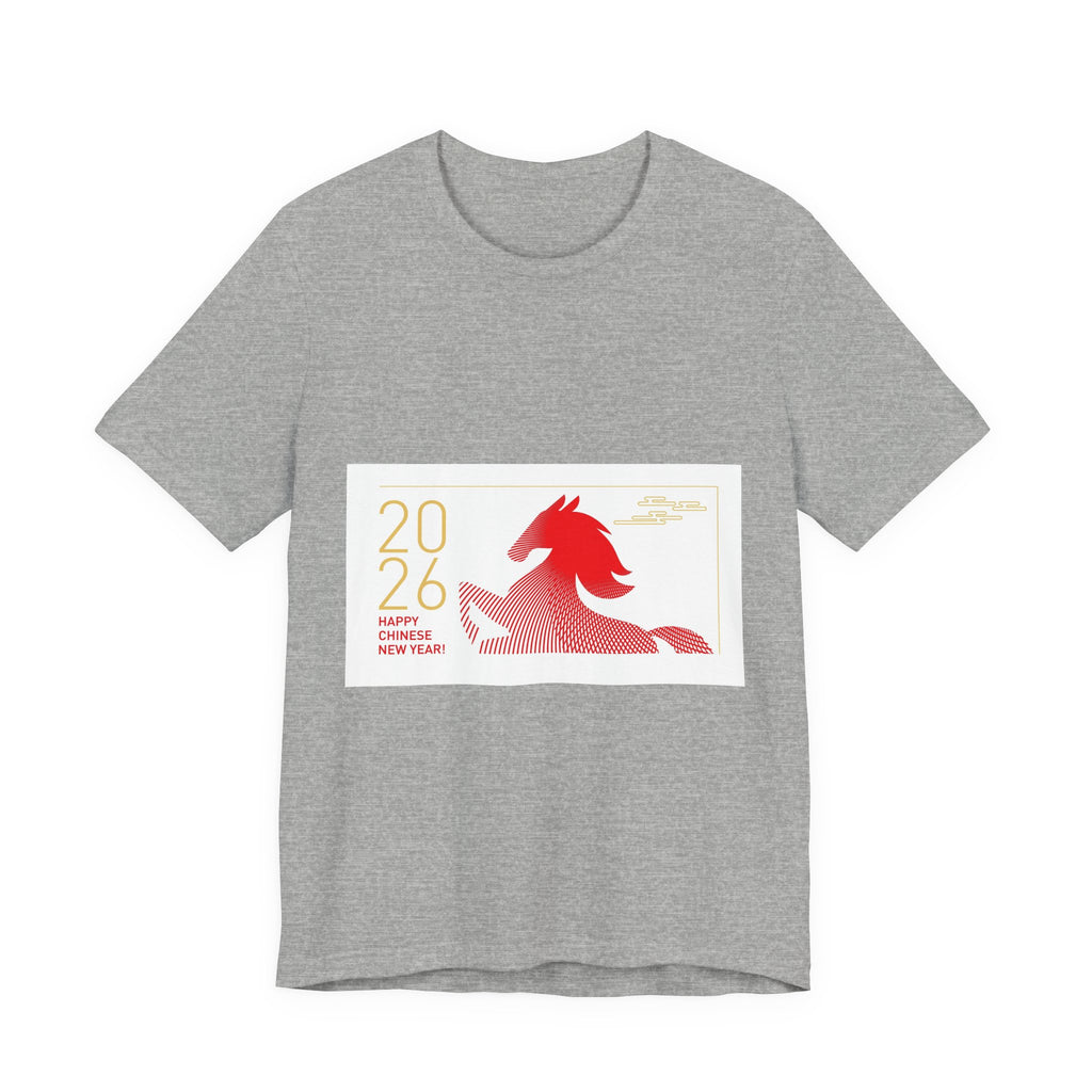 2026 Year of the Horse Unisex Tee - Celebrate Lunar New Year in Style
