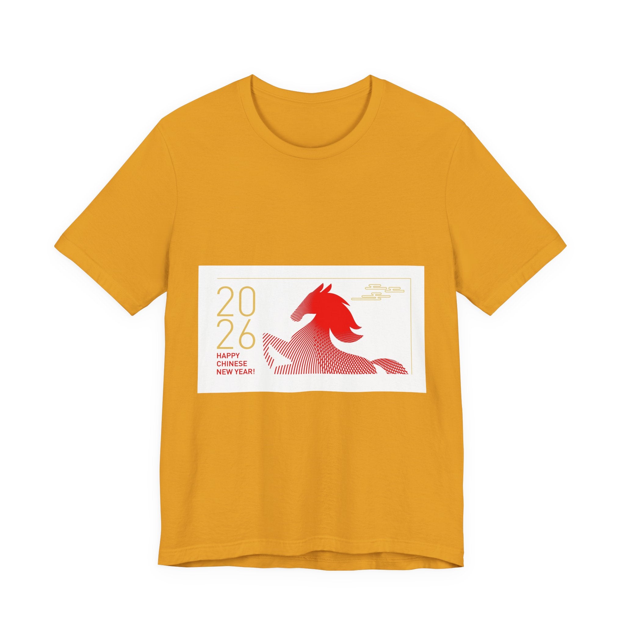 2026 Year of the Horse Unisex Tee - Celebrate Lunar New Year in Style