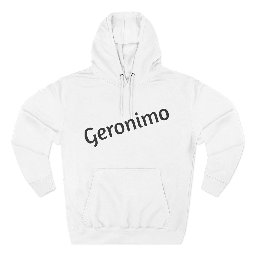 Geronimo Three-Panel Fleece Hoodie - Comfortable Casual Wear for Adventure Seekers