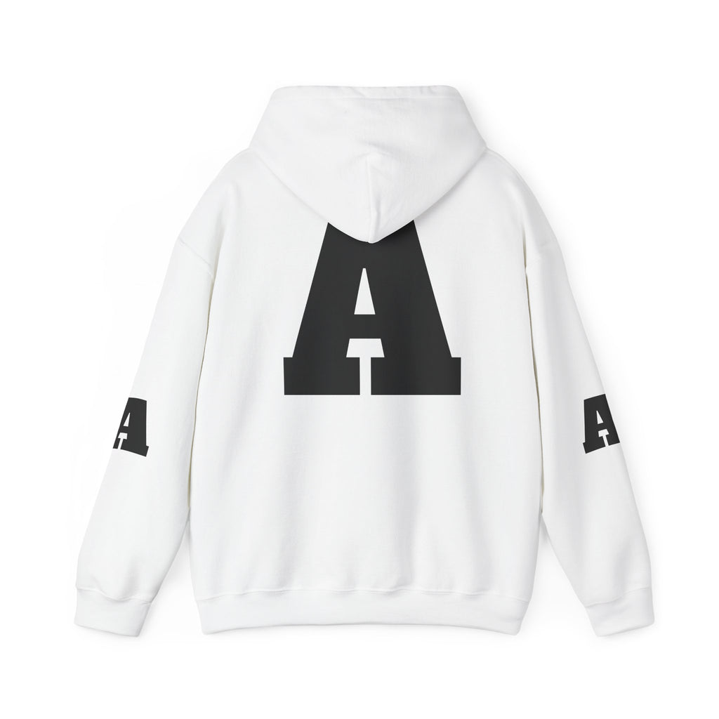 Bold Initials Unisex Hooded Sweatshirt