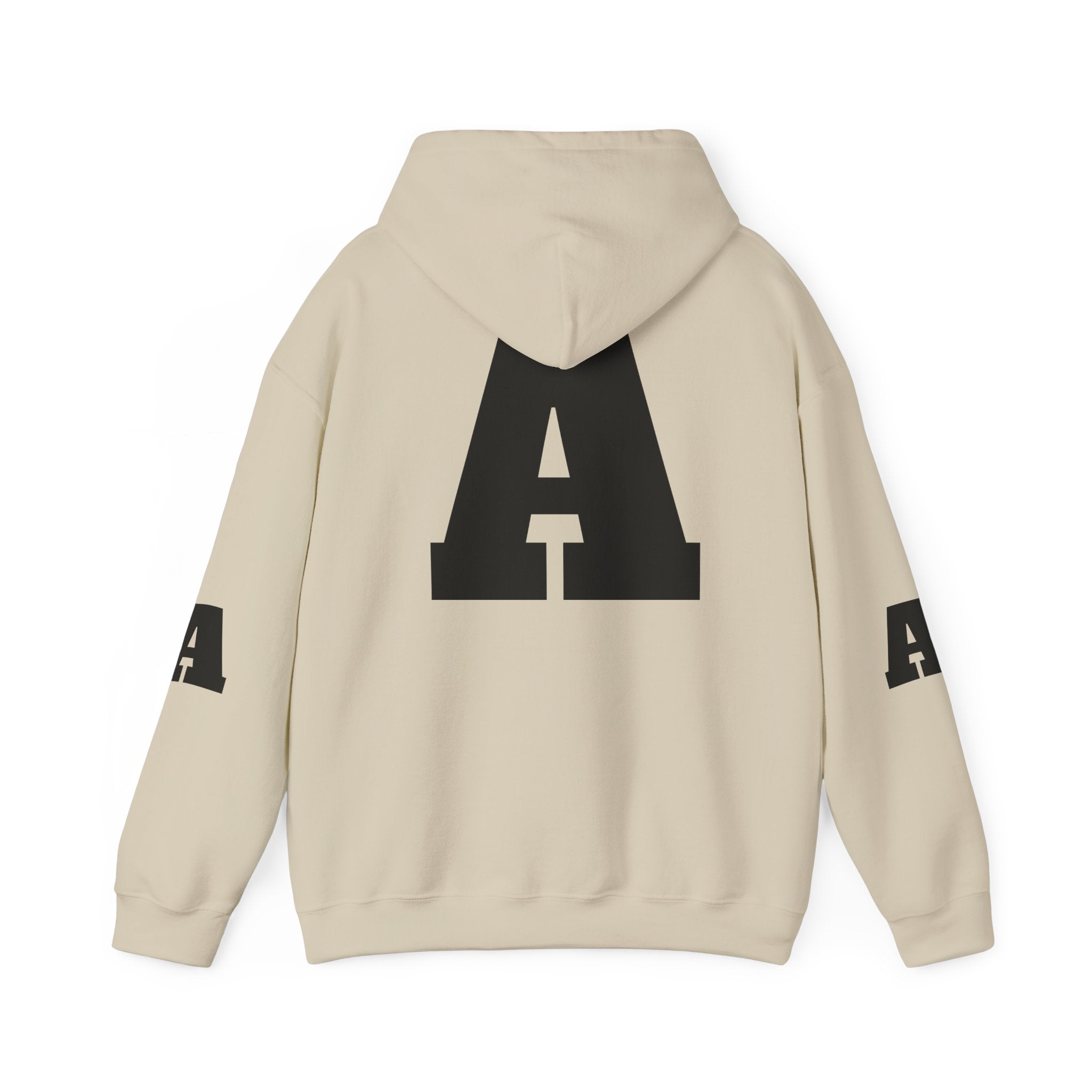 Bold Initials Unisex Hooded Sweatshirt