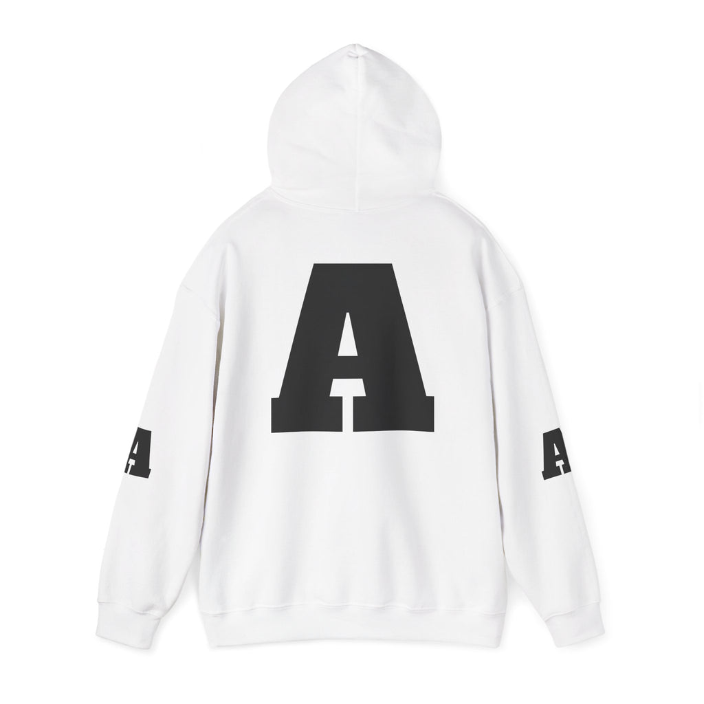 Bold Initials Unisex Hooded Sweatshirt