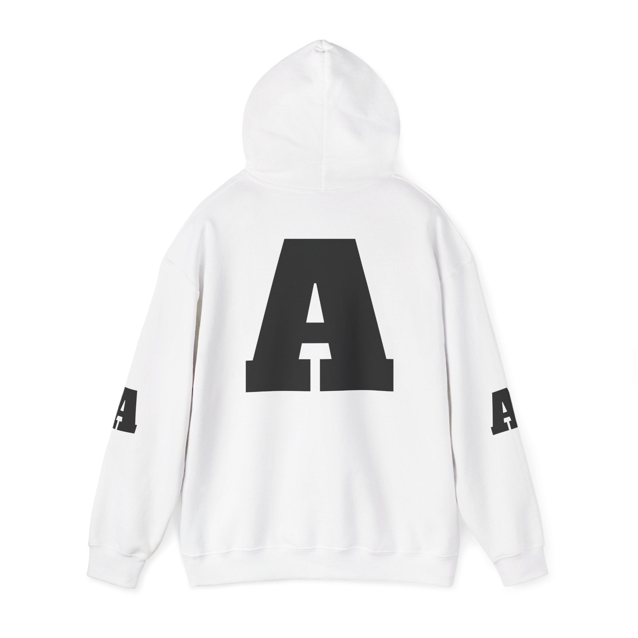 Bold Initials Unisex Hooded Sweatshirt