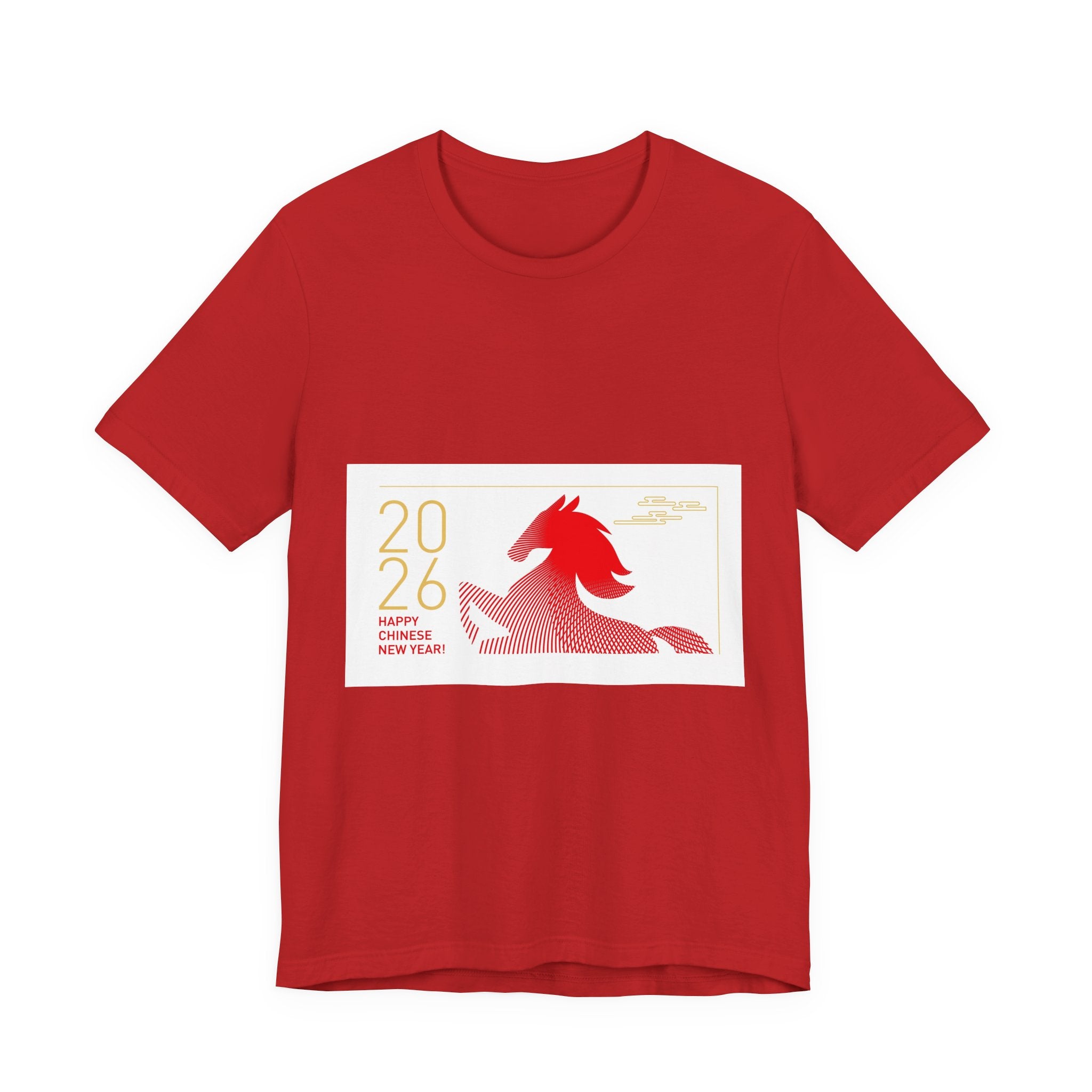 2026 Year of the Horse Unisex Tee - Celebrate Lunar New Year in Style