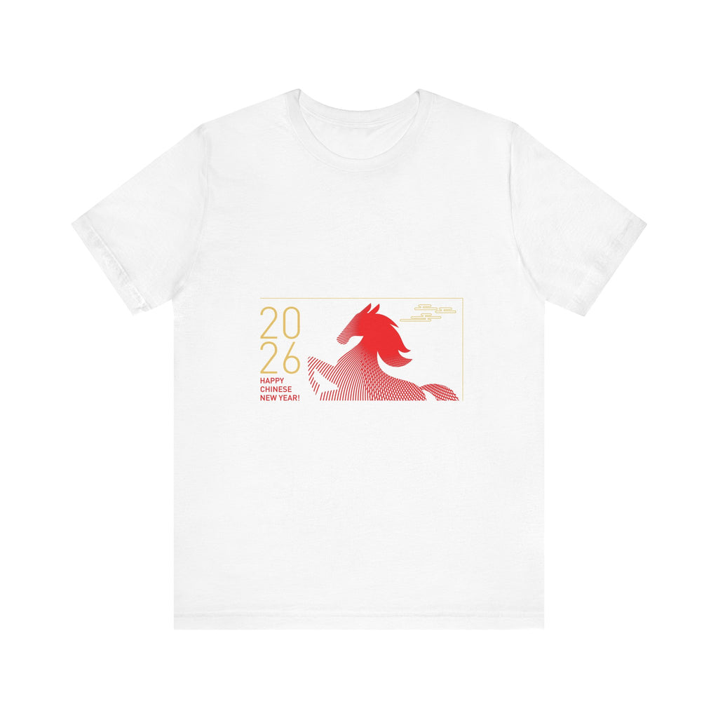 2026 Year of the Horse Unisex Tee - Celebrate Lunar New Year in Style