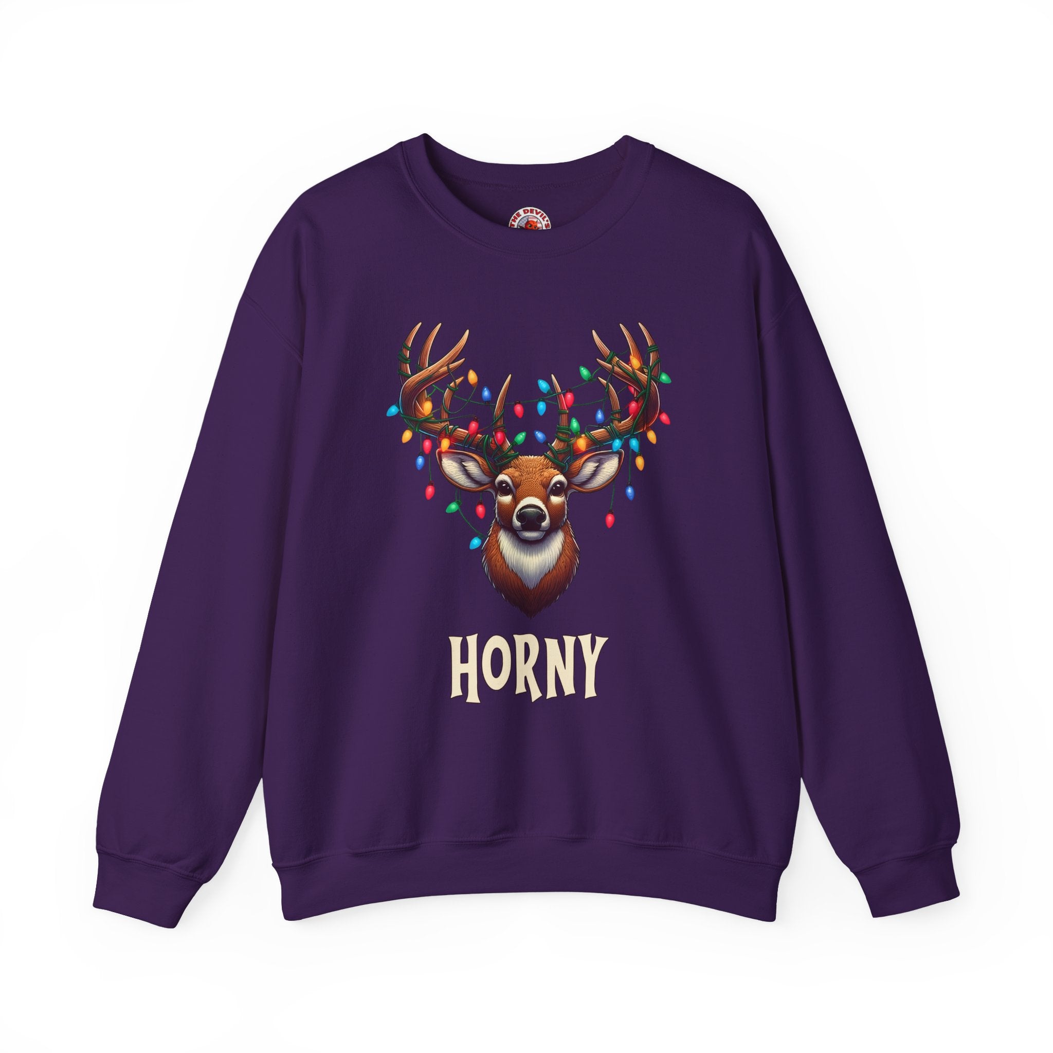 Horny Reindeer Crewneck Sweatshirt