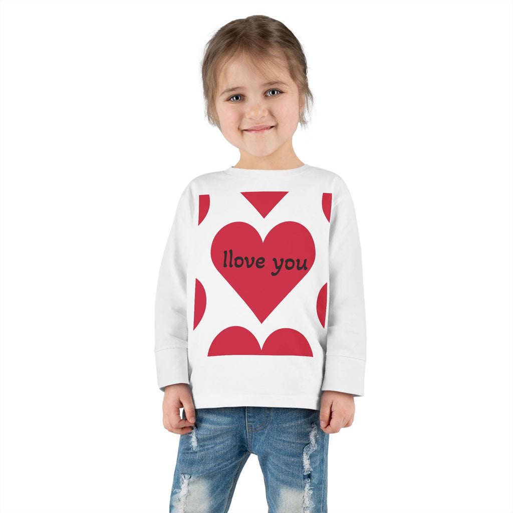 Love You Toddler Long Sleeve Tee