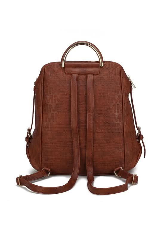 MKF Torra Milan Signature Trendy Vegan Leather Backpack Mia