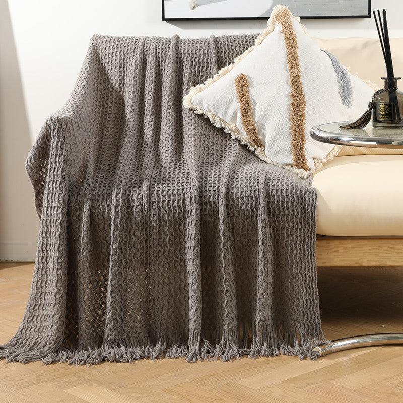 Sofa Cover Nap Blanket Knitted Small Blanket