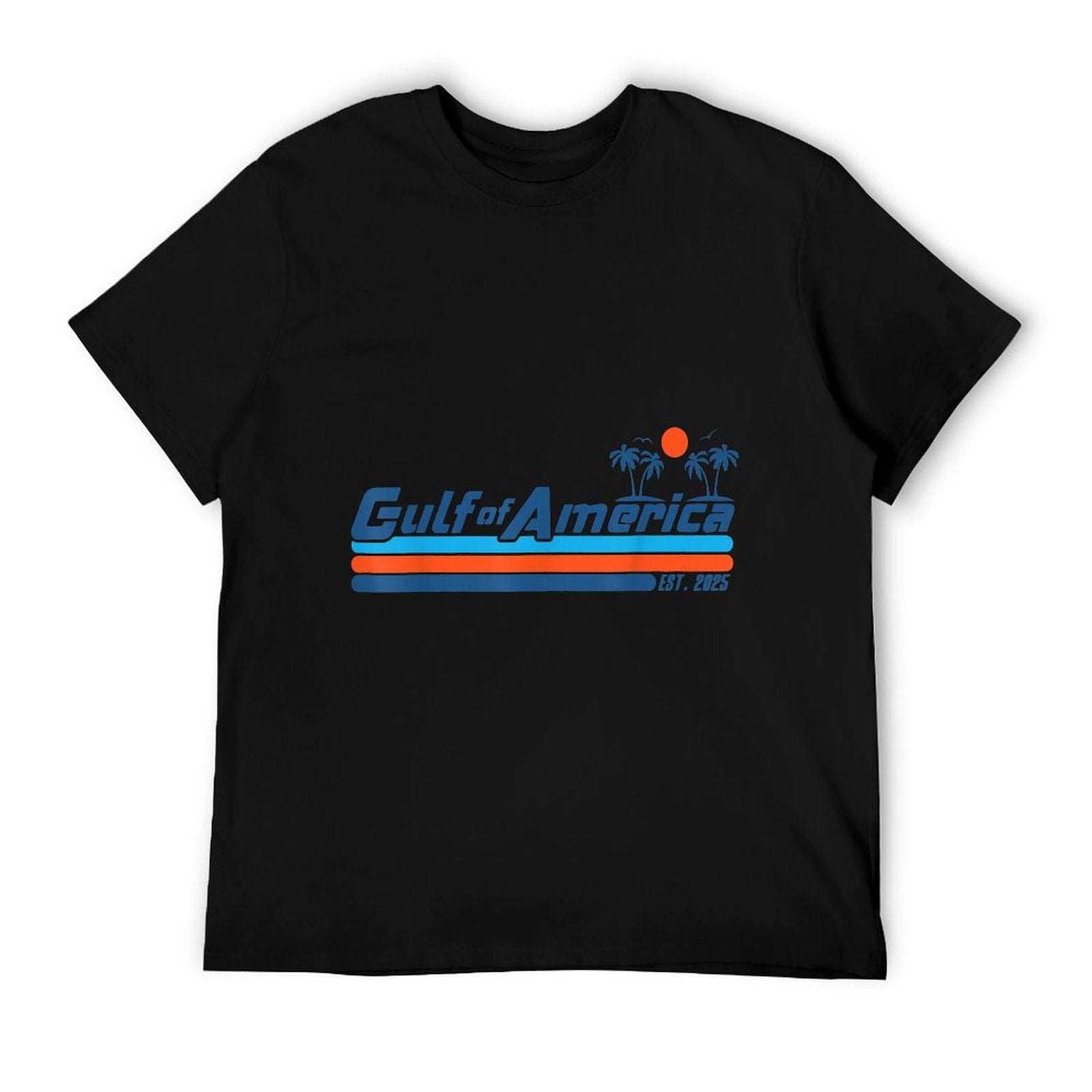 Gulf of USA America Est 2025 Retro Vintage Beach Mens Women Comfortable T-Shirt