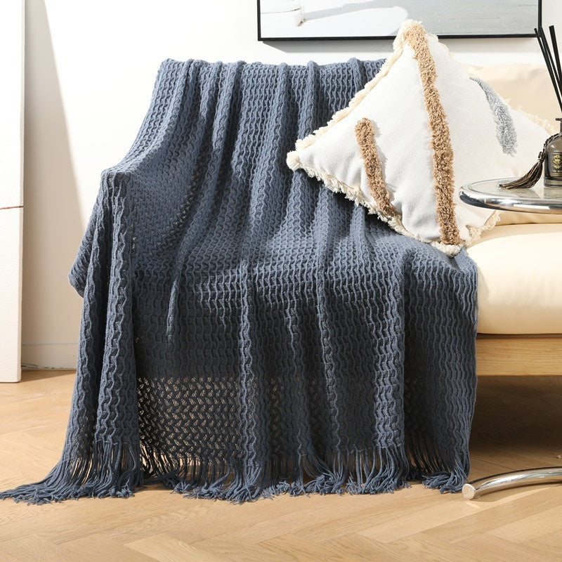 Sofa Cover Nap Blanket Knitted Small Blanket