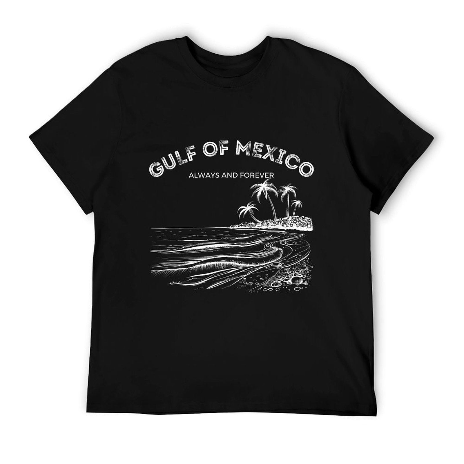 Gulf of USA America Gulf Of Mexico Retro Throwback Design Soft T-Shirt