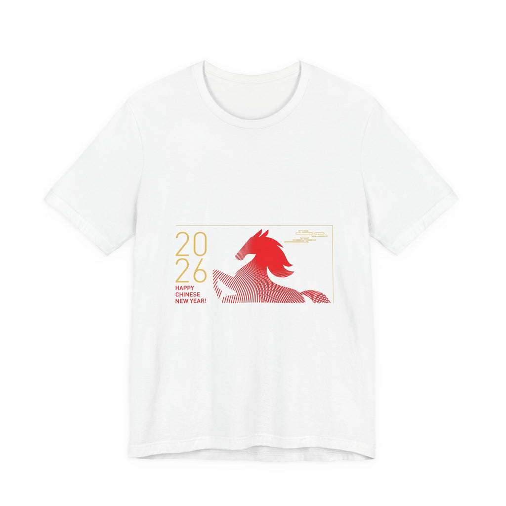 2026 Year of the Horse Unisex Tee - Celebrate Lunar New Year in Style