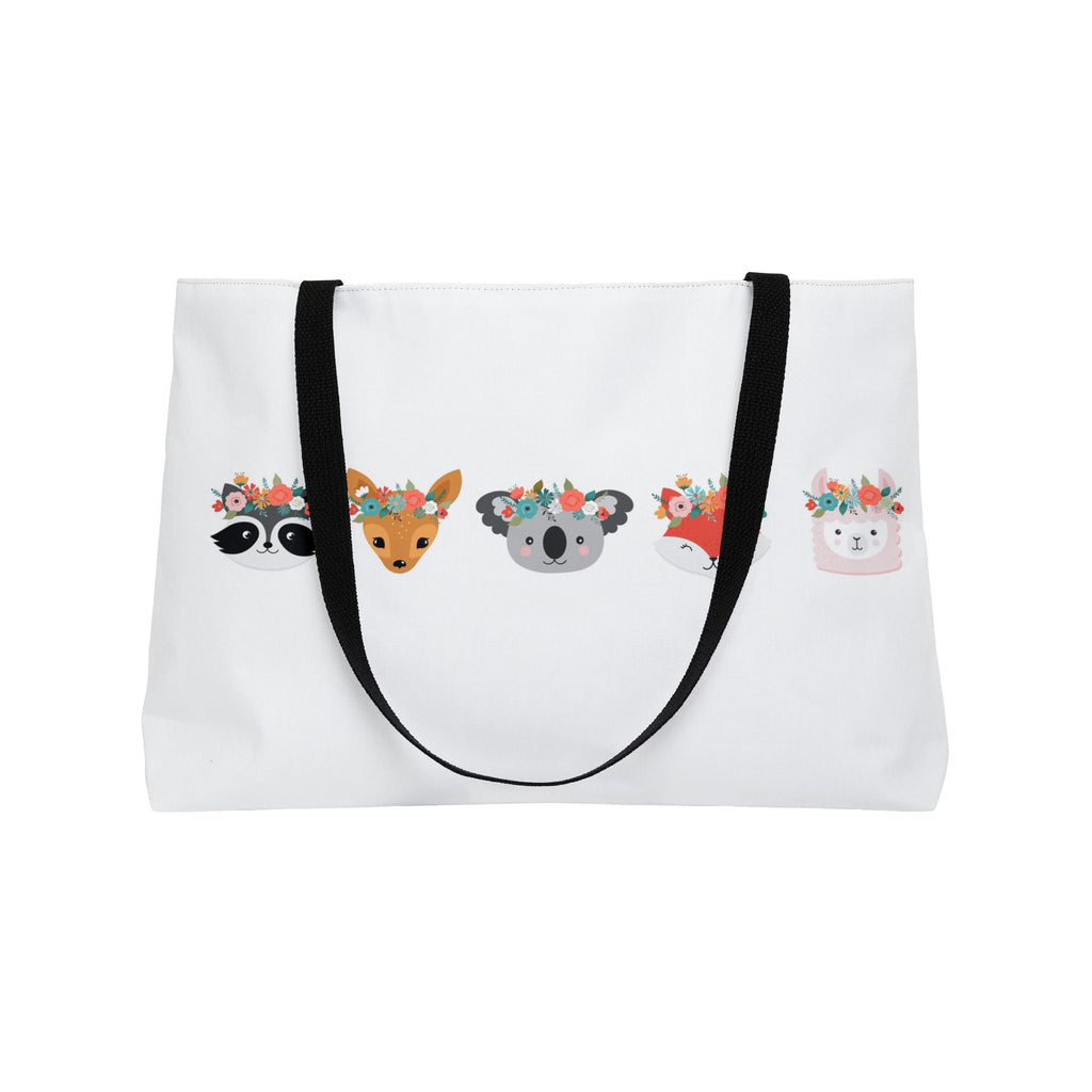 Floral Animal Weekender Tote Bag