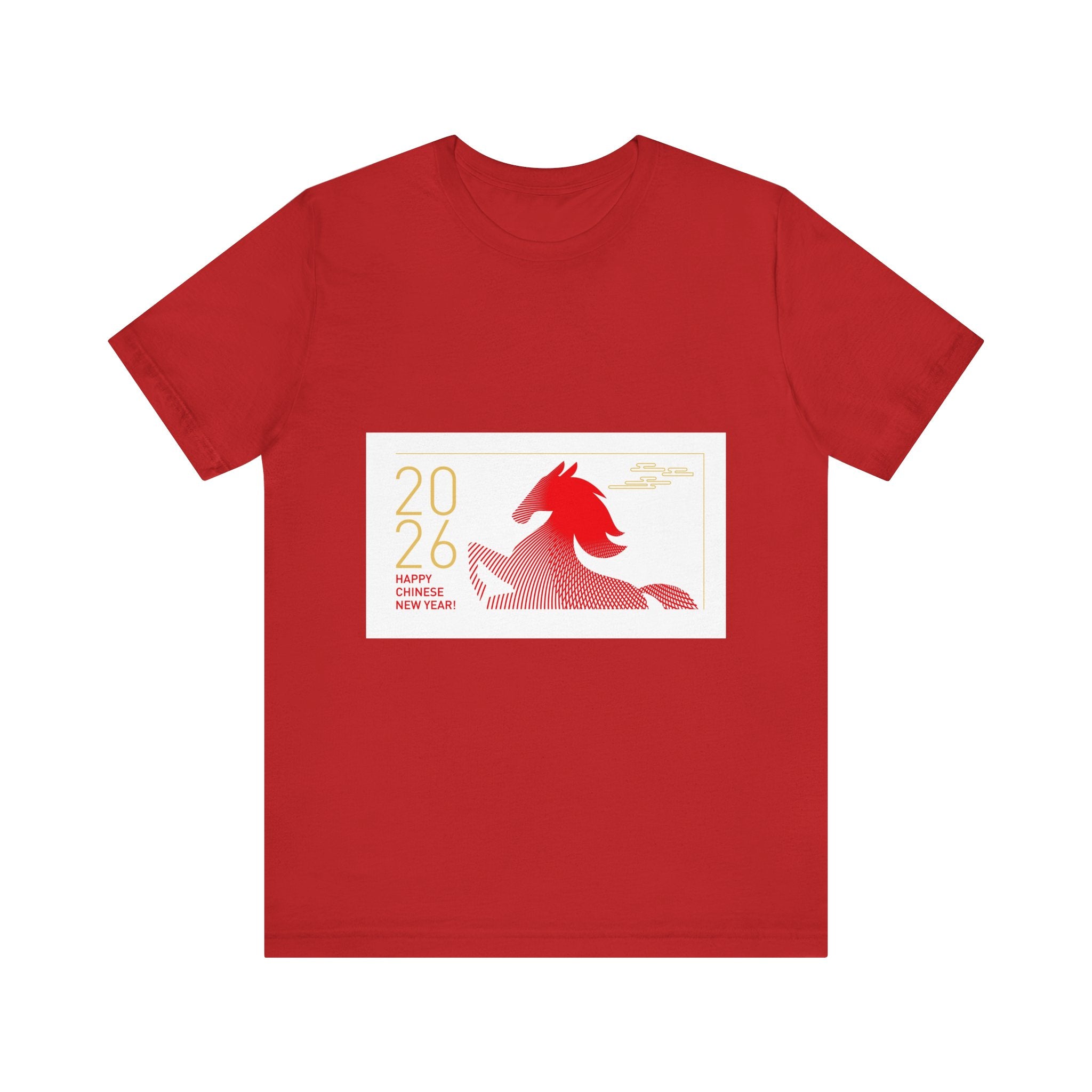 2026 Year of the Horse Unisex Tee - Celebrate Lunar New Year in Style