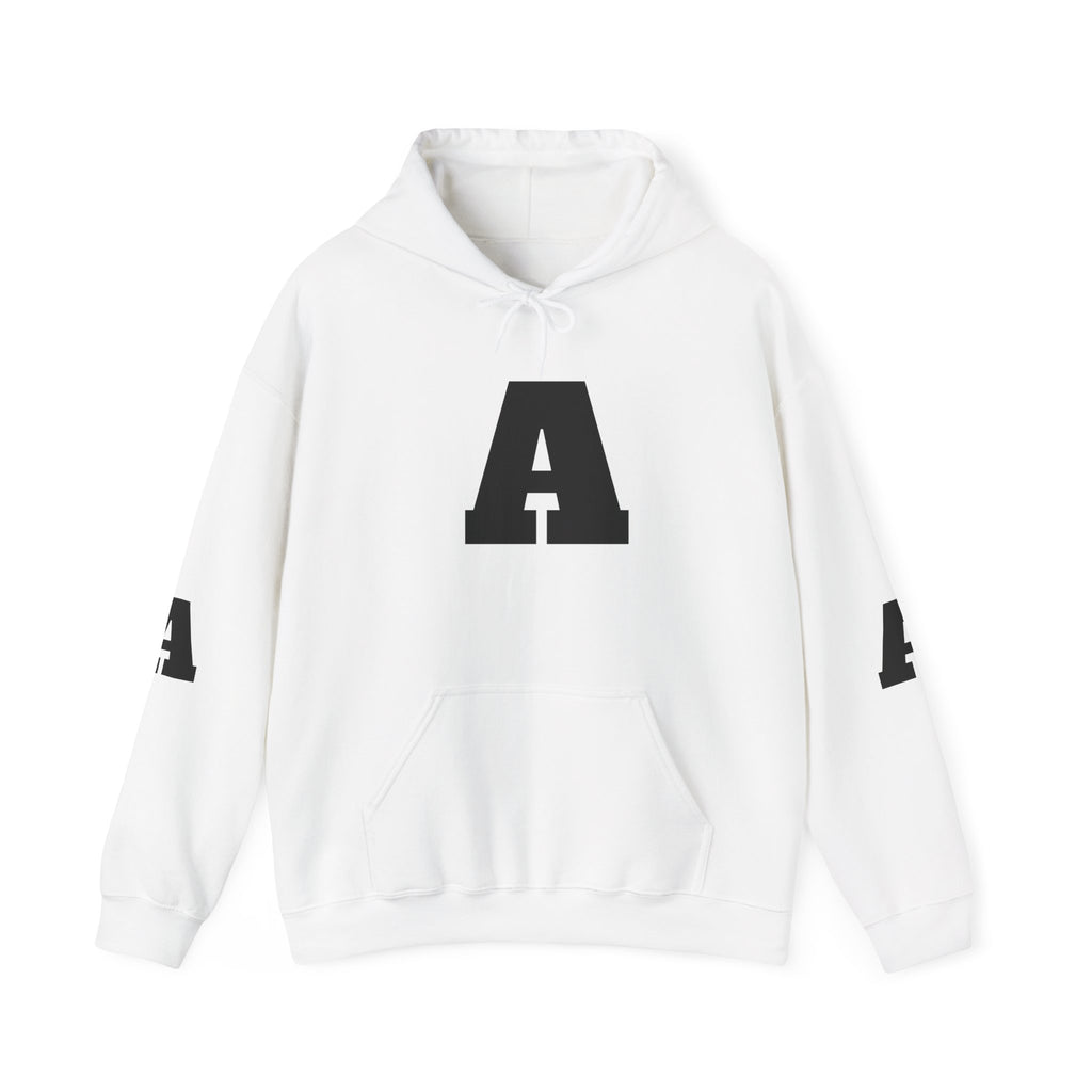 Bold Initials Unisex Hooded Sweatshirt