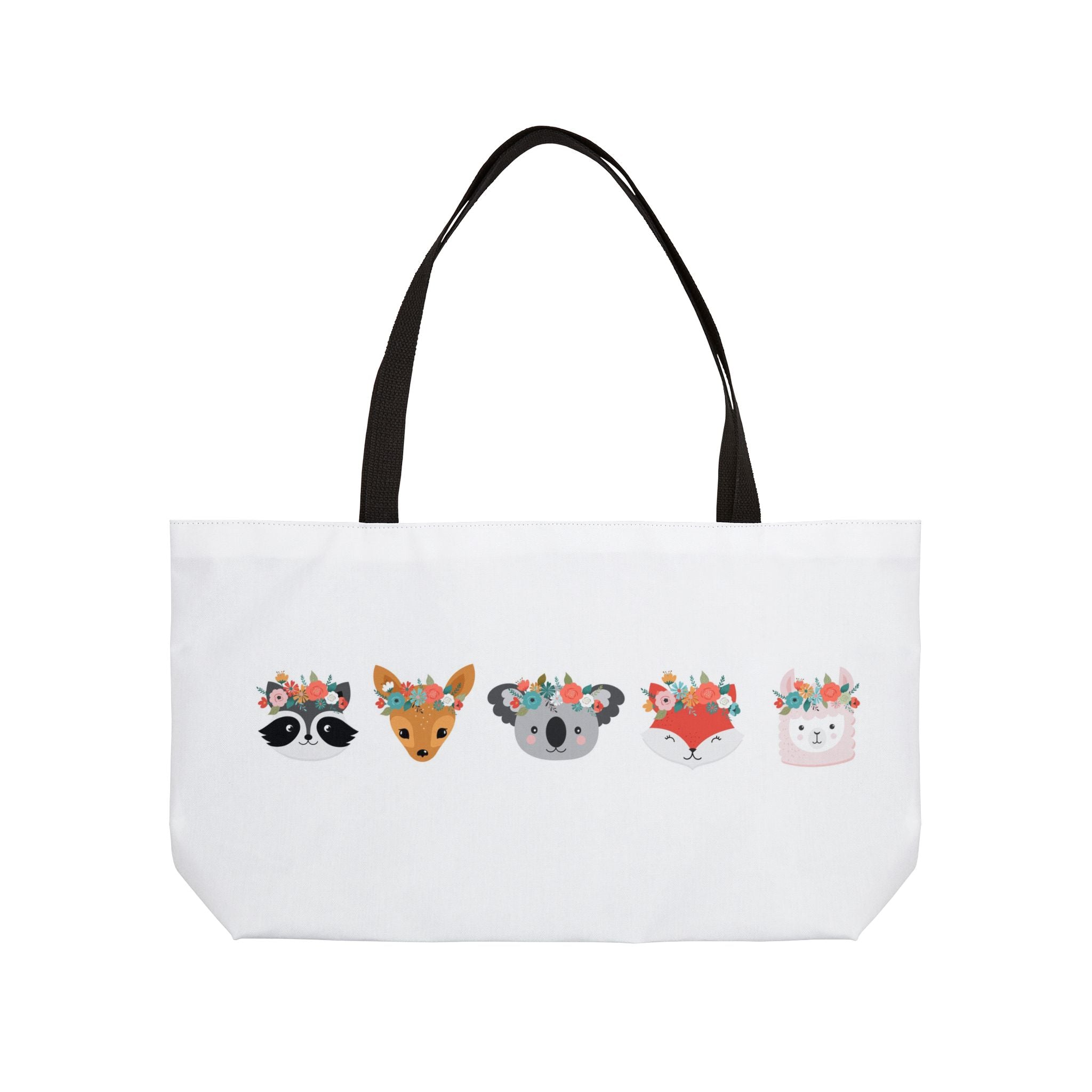 Floral Animal Weekender Tote Bag