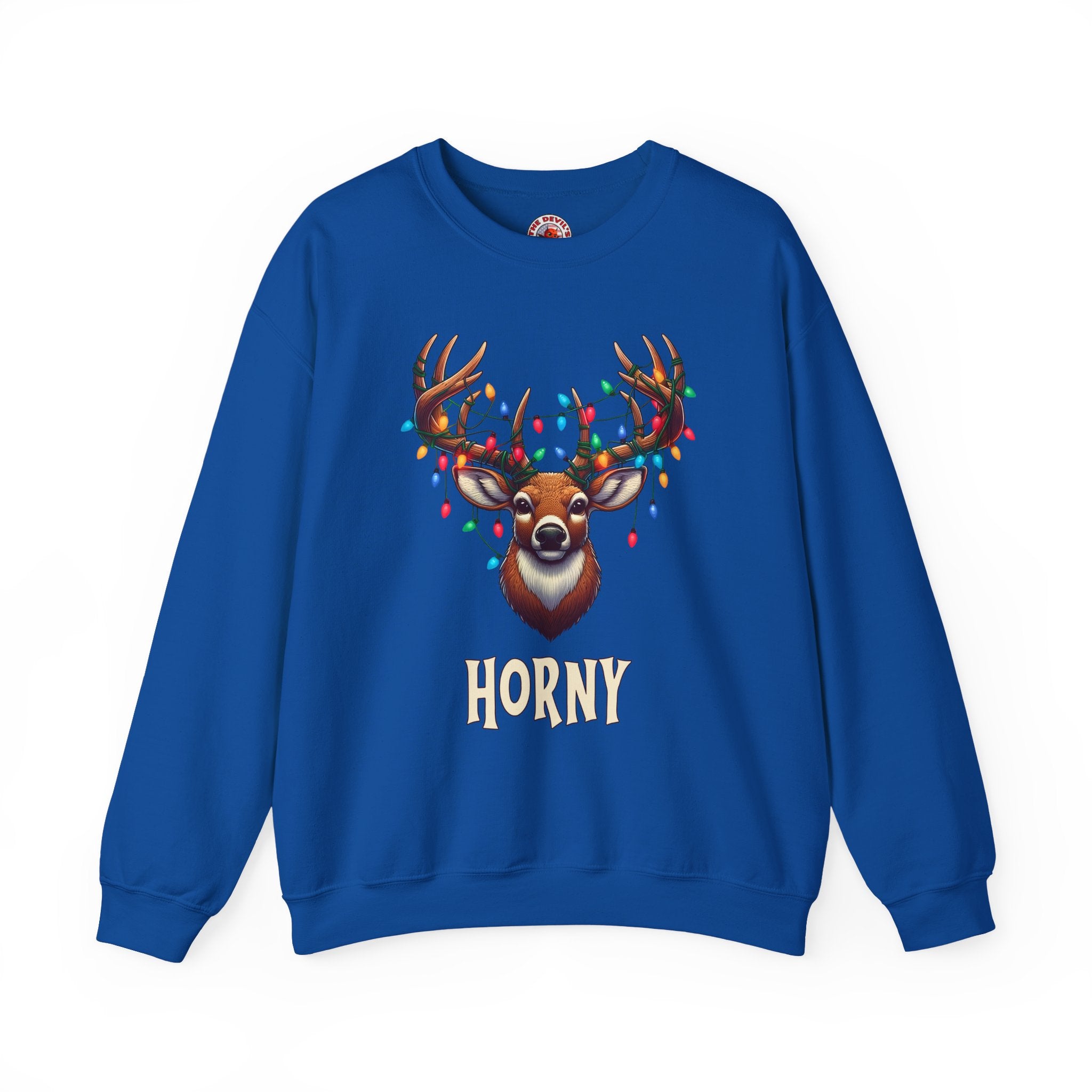 Horny Reindeer Crewneck Sweatshirt