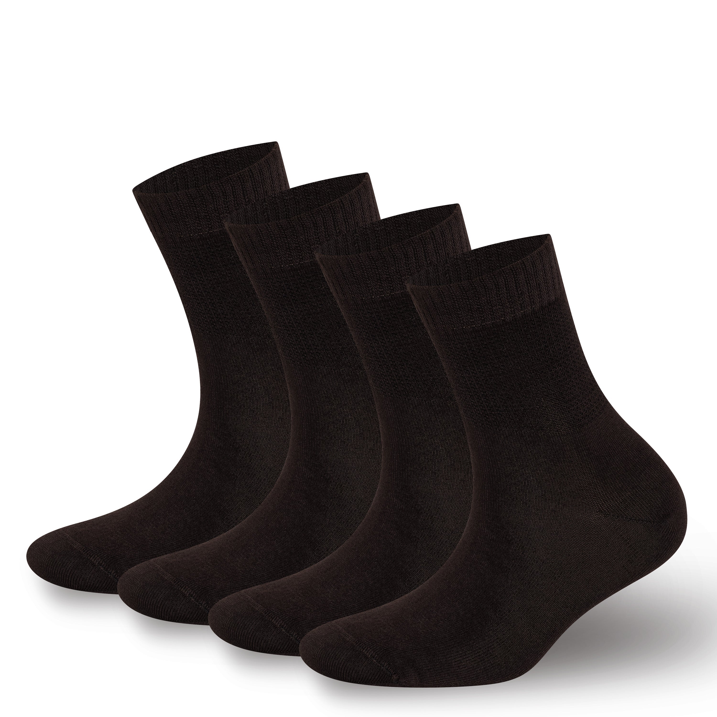 Men’s & Women’s Bamboo Diabetic Ankle Socks 4-Pack