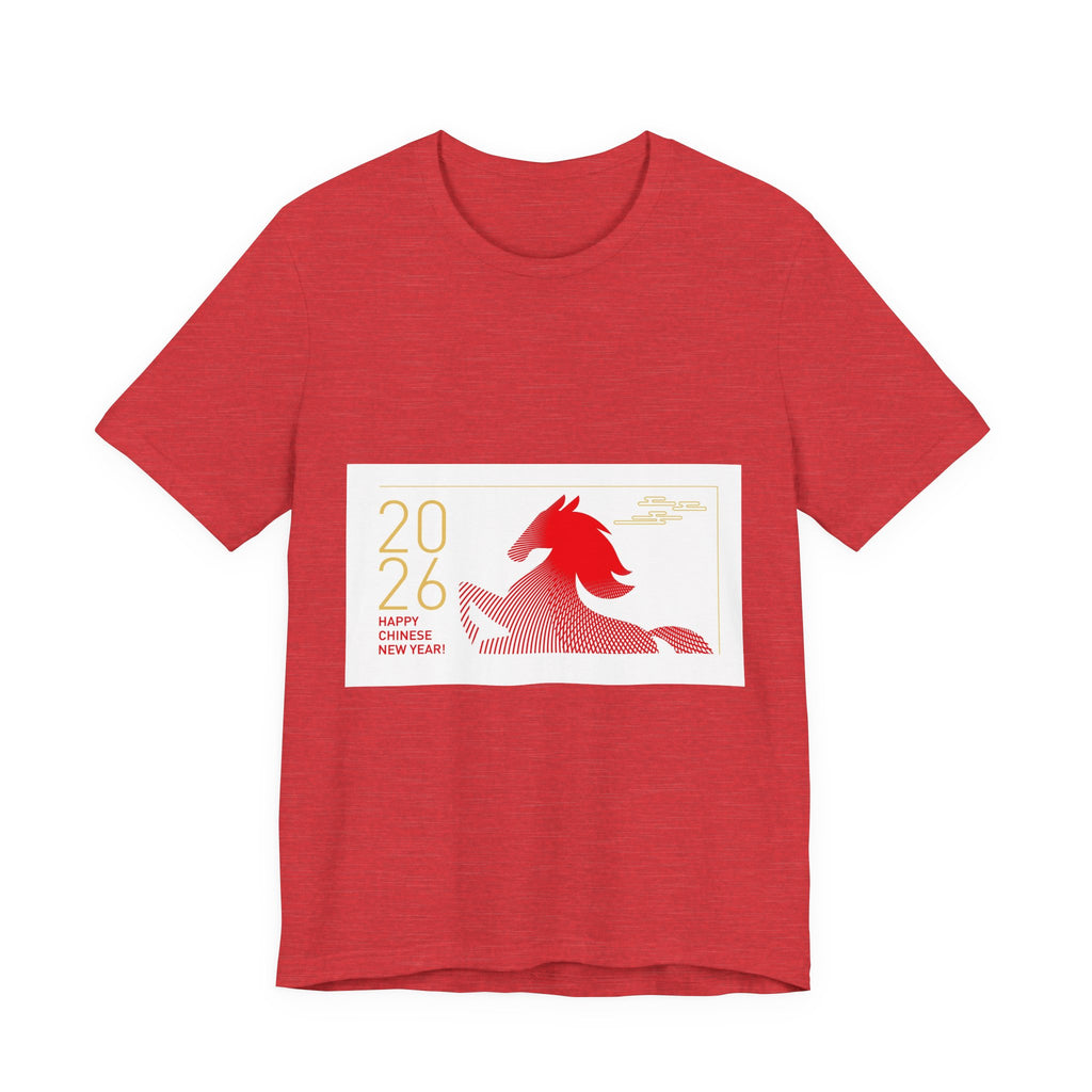 2026 Year of the Horse Unisex Tee - Celebrate Lunar New Year in Style