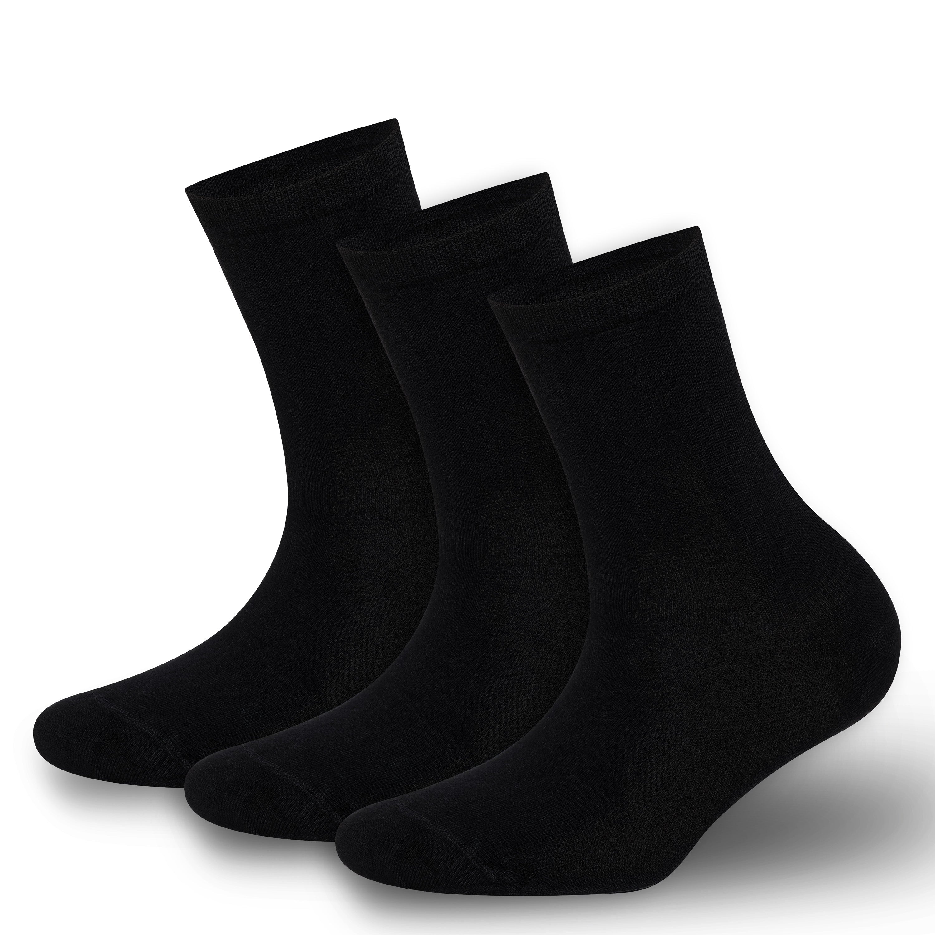Women’s Bamboo Crew Socks 3-Pack