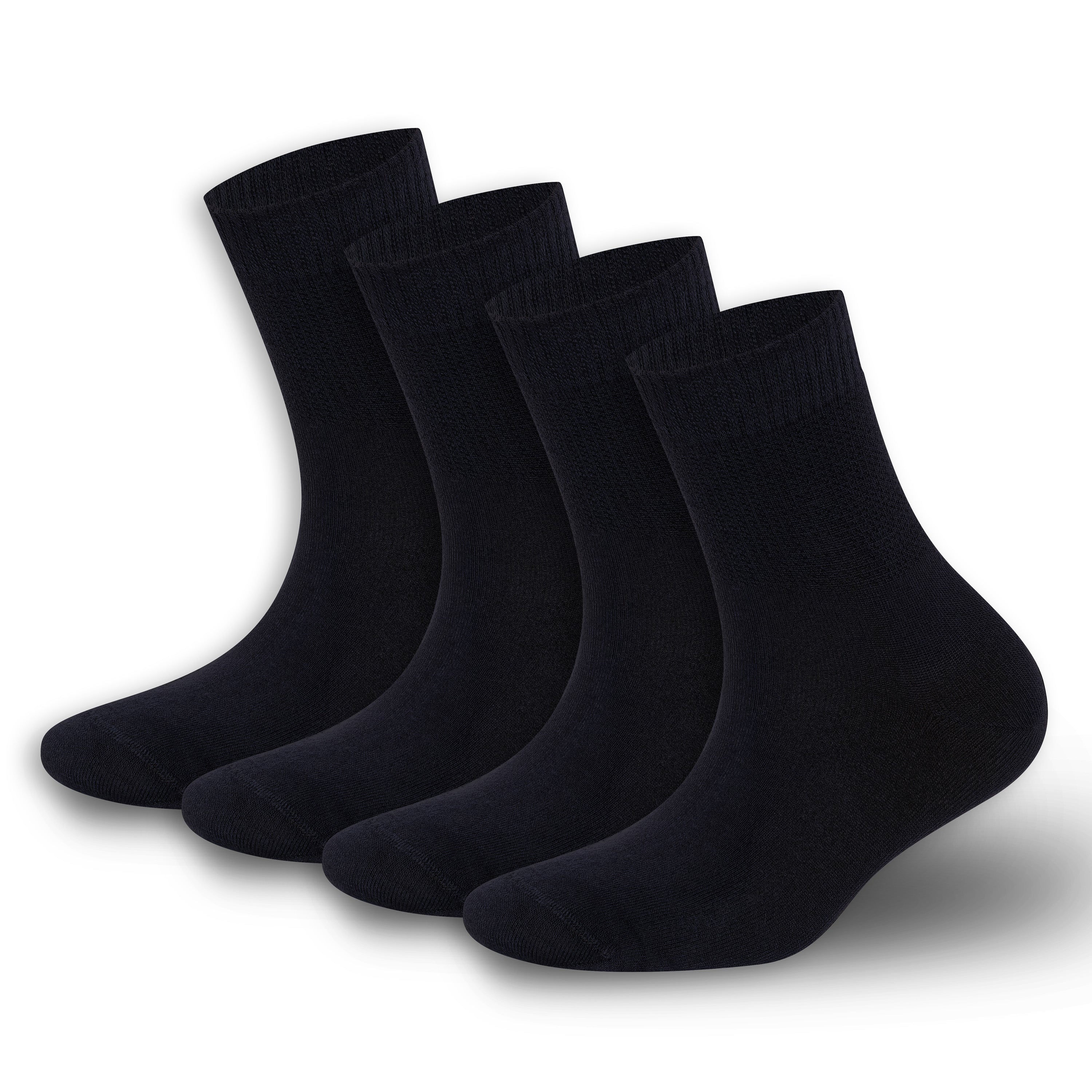 Men’s & Women’s Bamboo Diabetic Ankle Socks 4-Pack