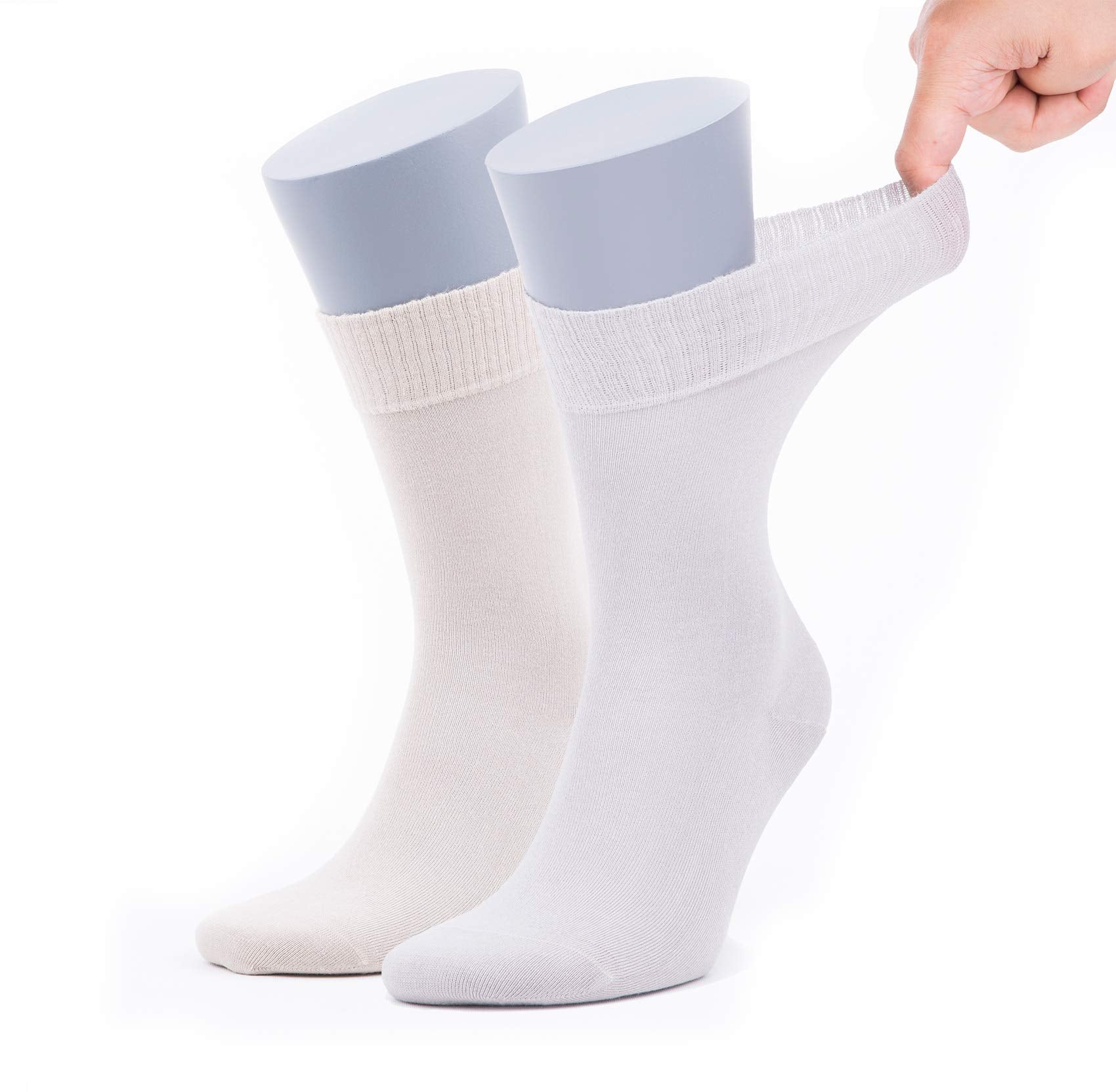 Men’s Bamboo Diabetic Socks 2-Pack - Ultra Thin