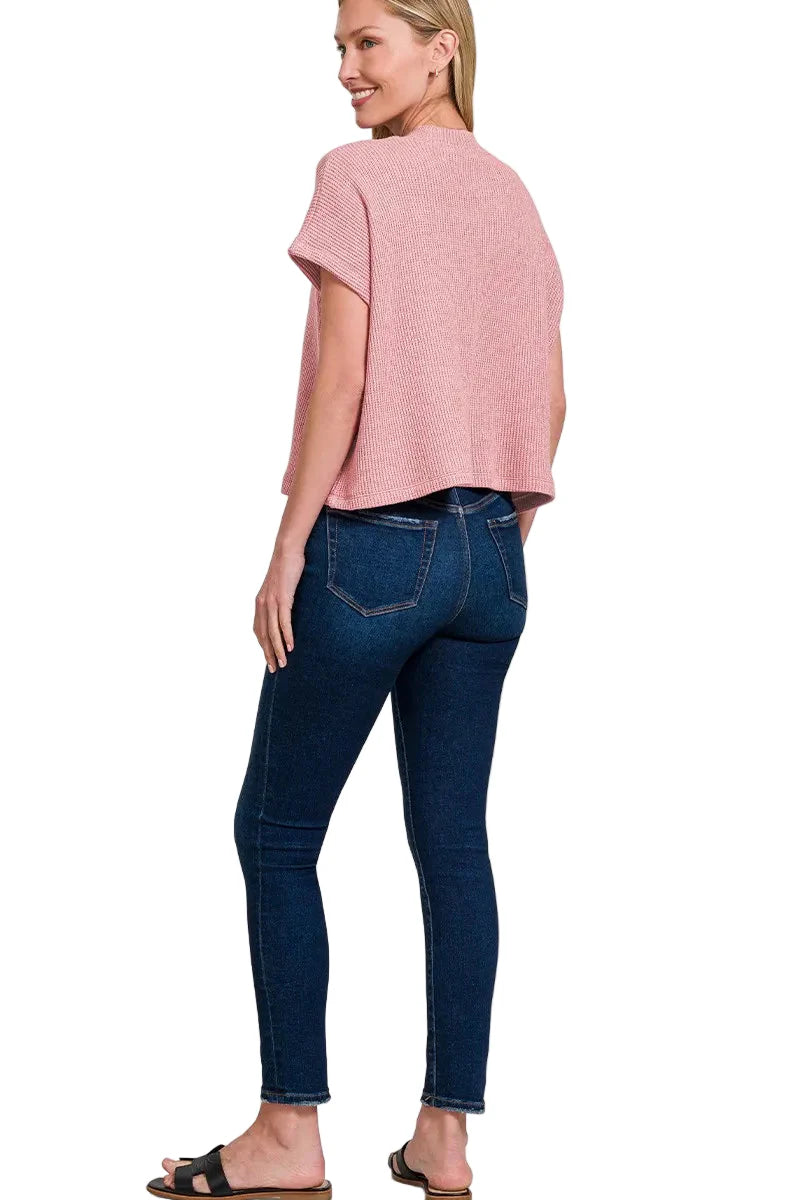 Sweater Boxy Top & Long Pants Set