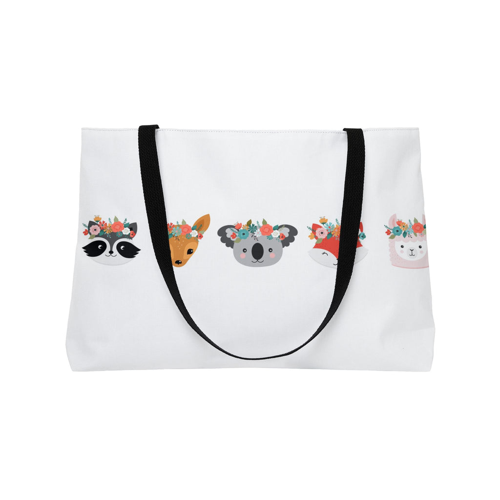 Floral Animal Weekender Tote Bag