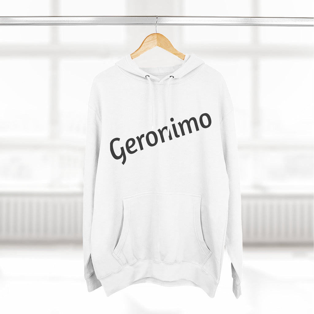 Geronimo Three-Panel Fleece Hoodie - Comfortable Casual Wear for Adventure Seekers
