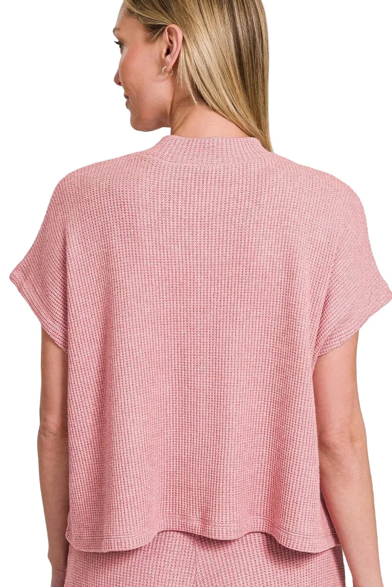 Sweater Boxy Top & Long Pants Set