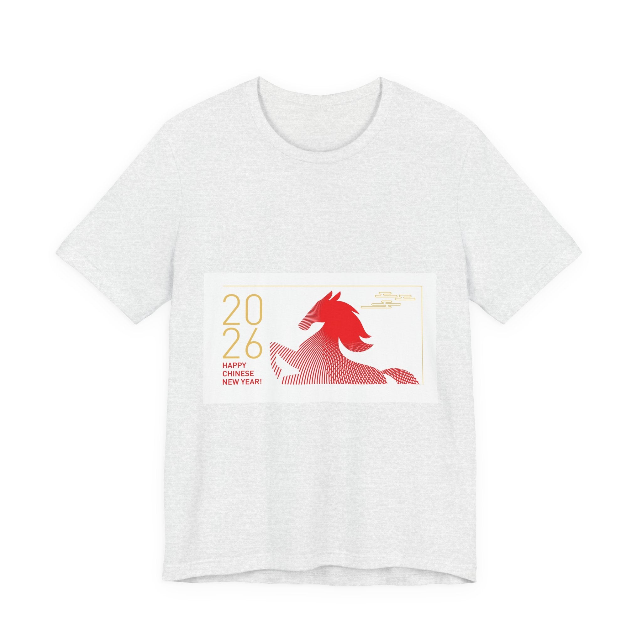 2026 Year of the Horse Unisex Tee - Celebrate Lunar New Year in Style