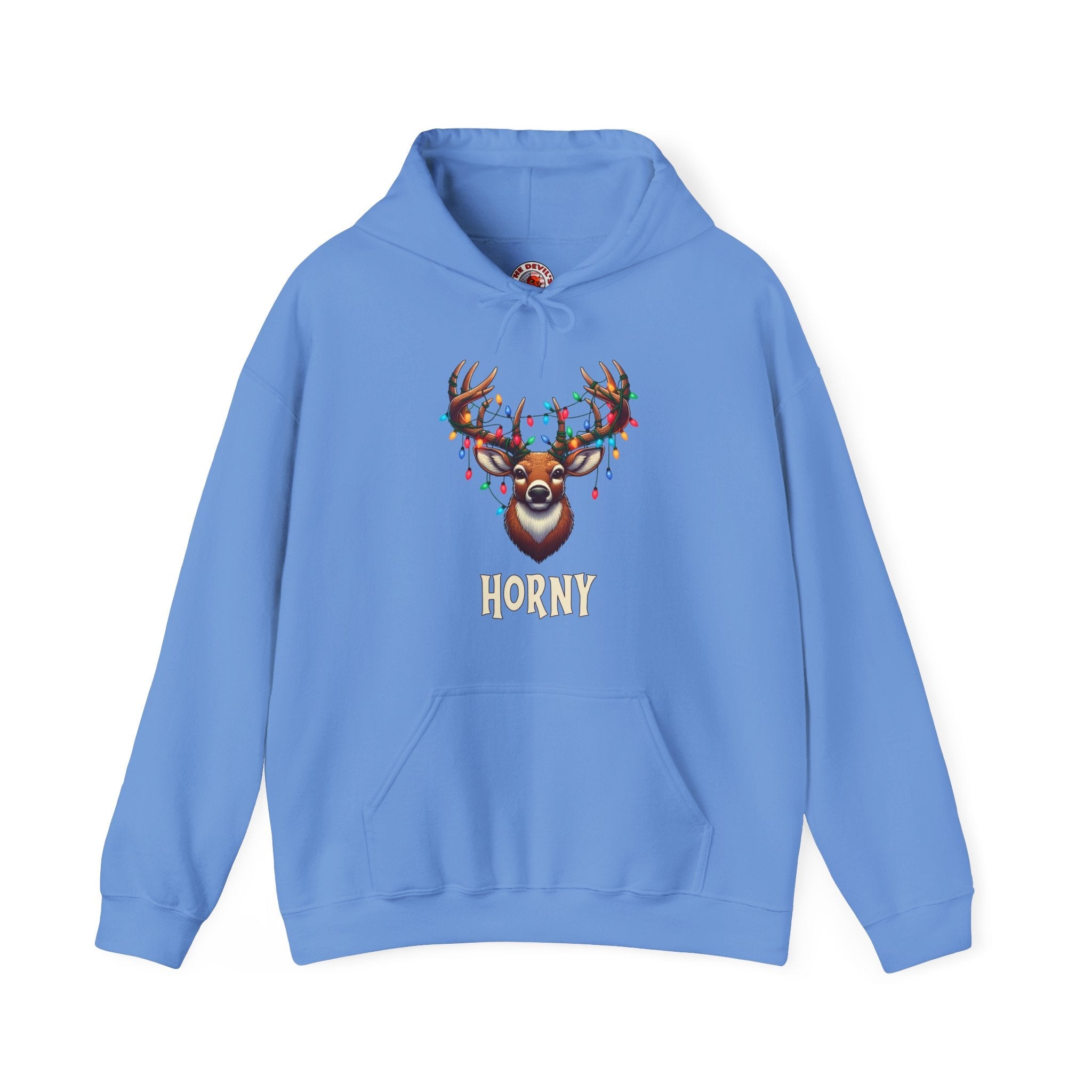 Horny Reindeer Hooded Sweatshirt
