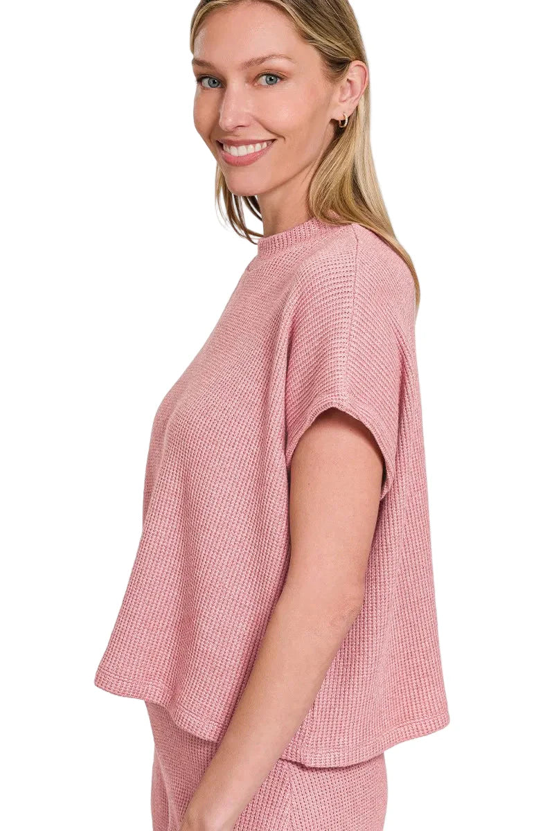 Sweater Boxy Top & Long Pants Set